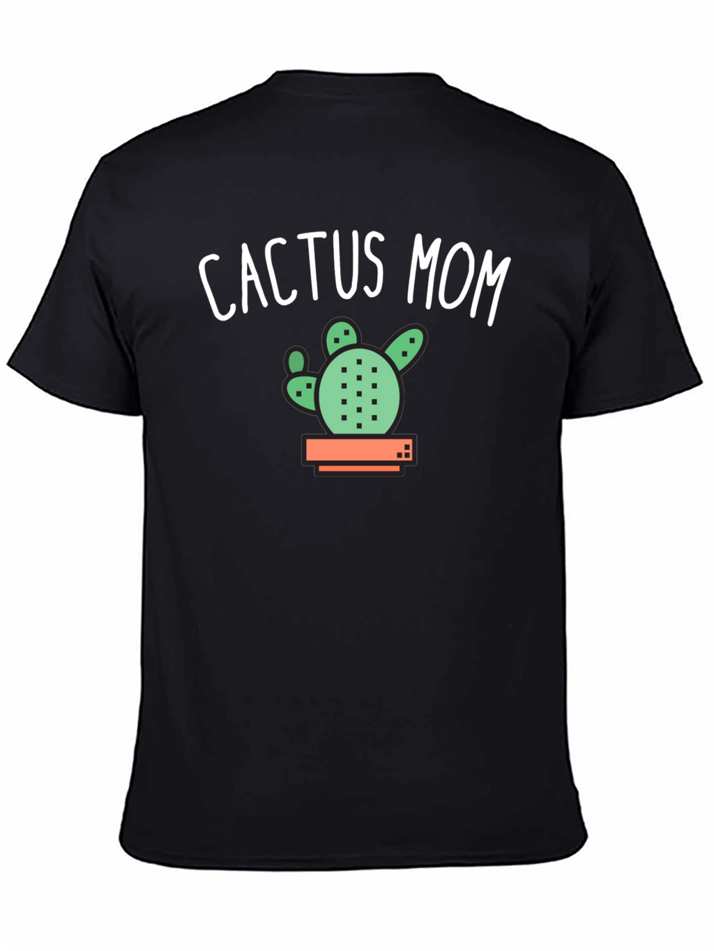 Cactus Mom Graphic Tee - Black