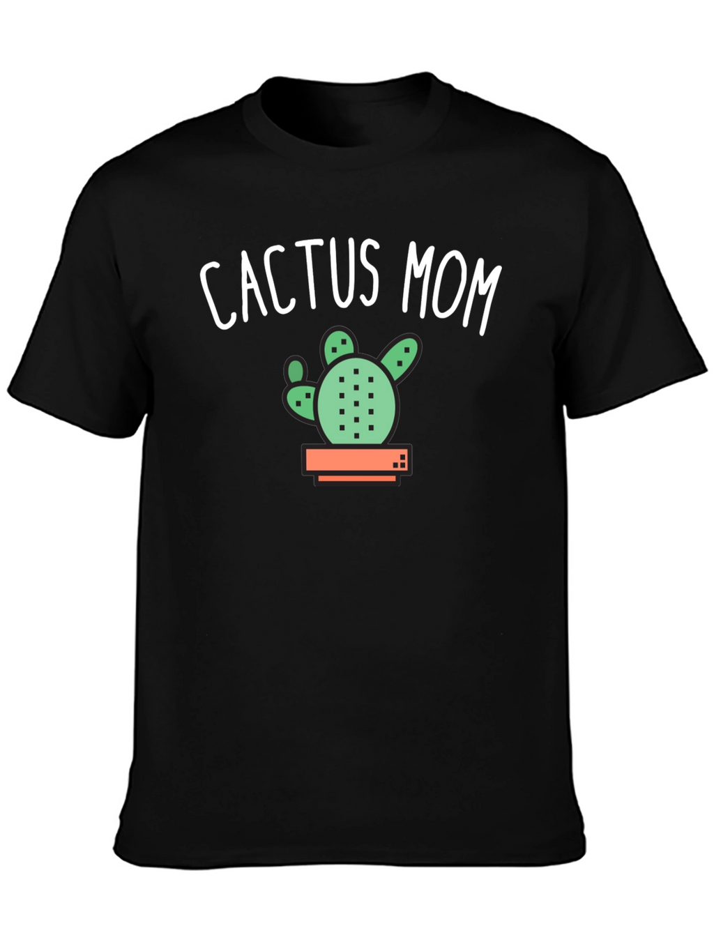 Cactus Mom Graphic Tee - Black
