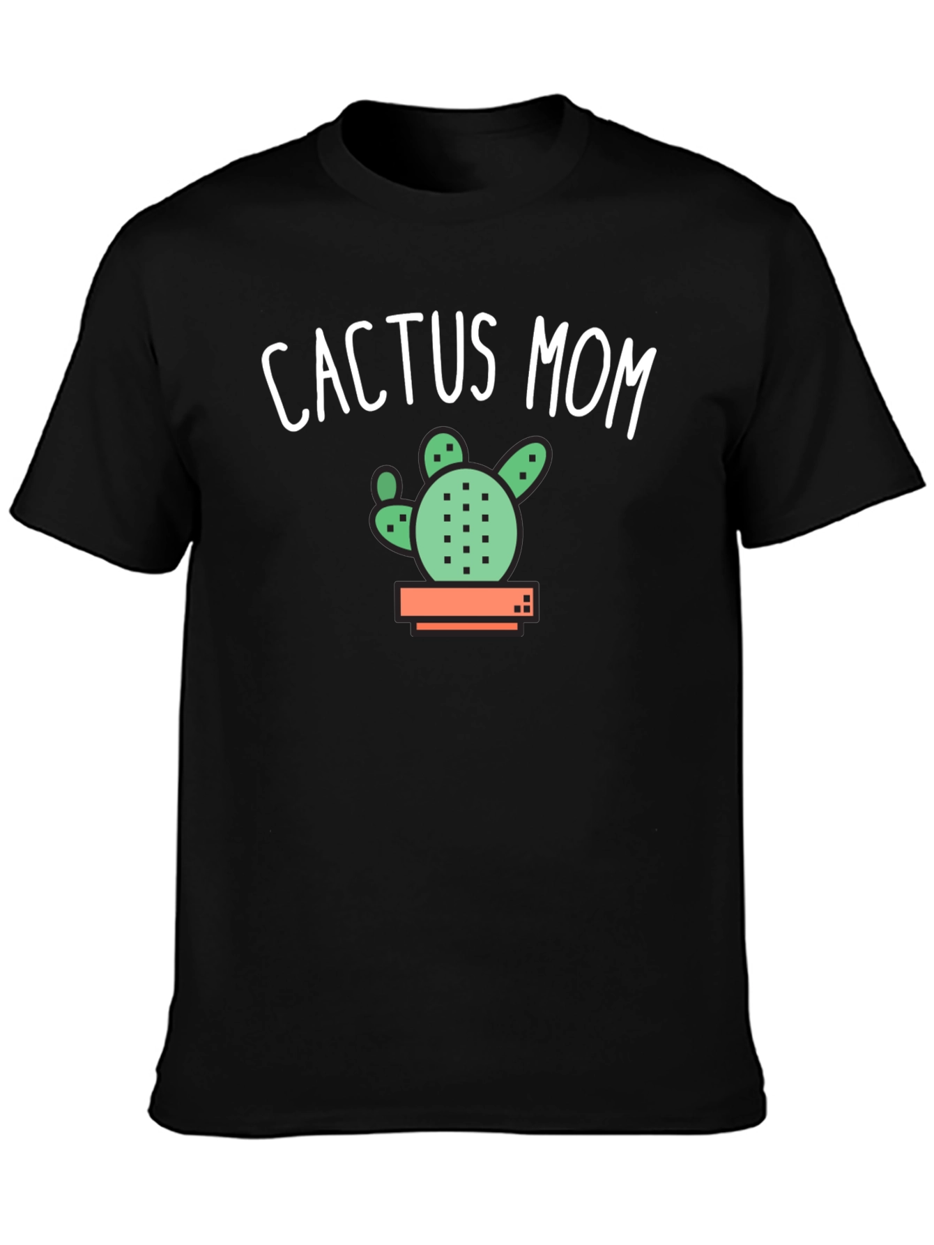 Cactus Mom Graphic Tee - Black