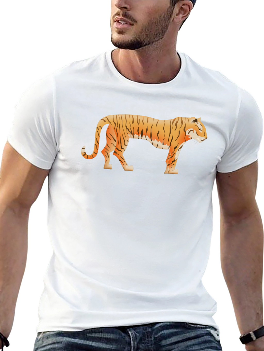 Black Tiger Graphic Tee