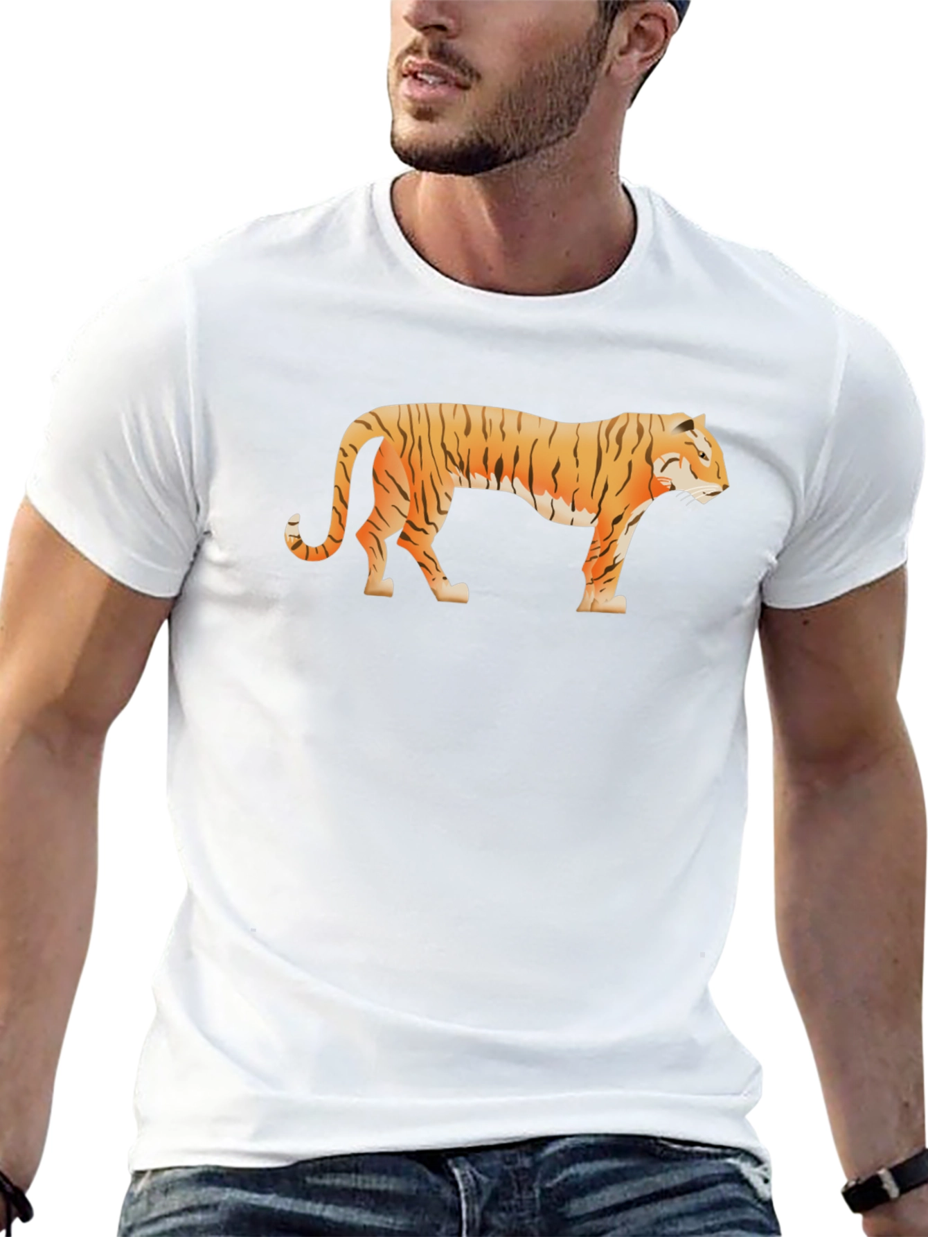 Black Tiger Graphic Tee