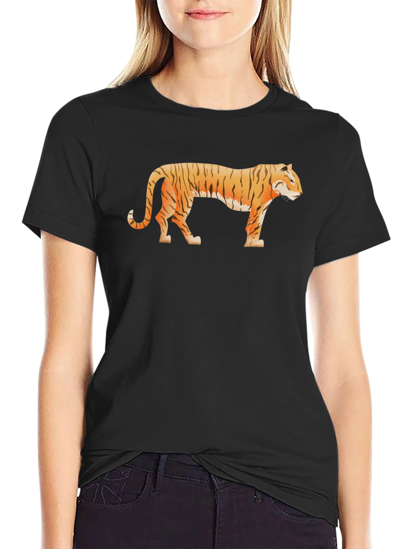 Black Tiger Graphic Tee