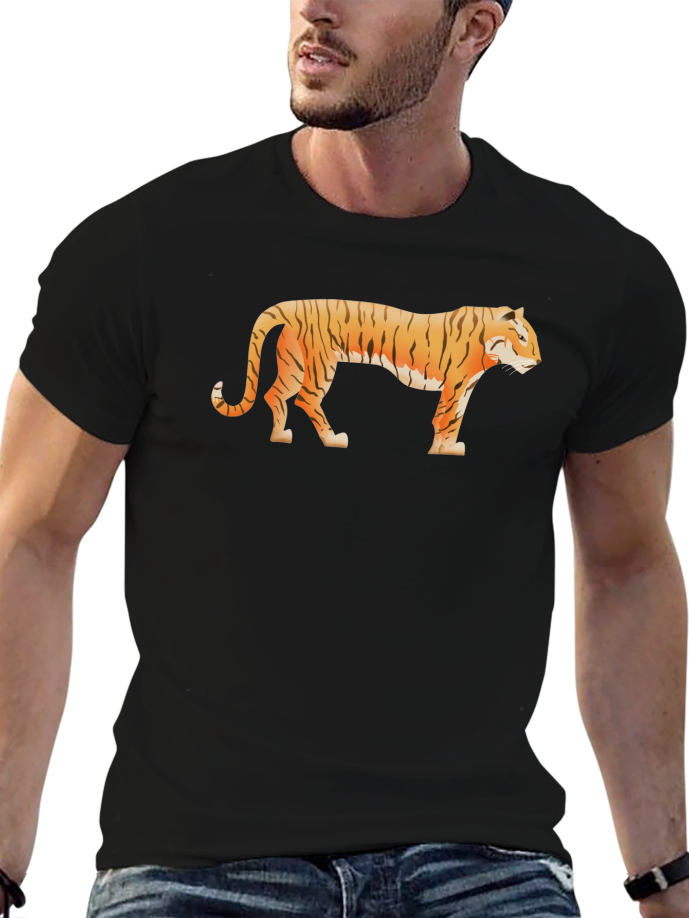Black Tiger Graphic Tee