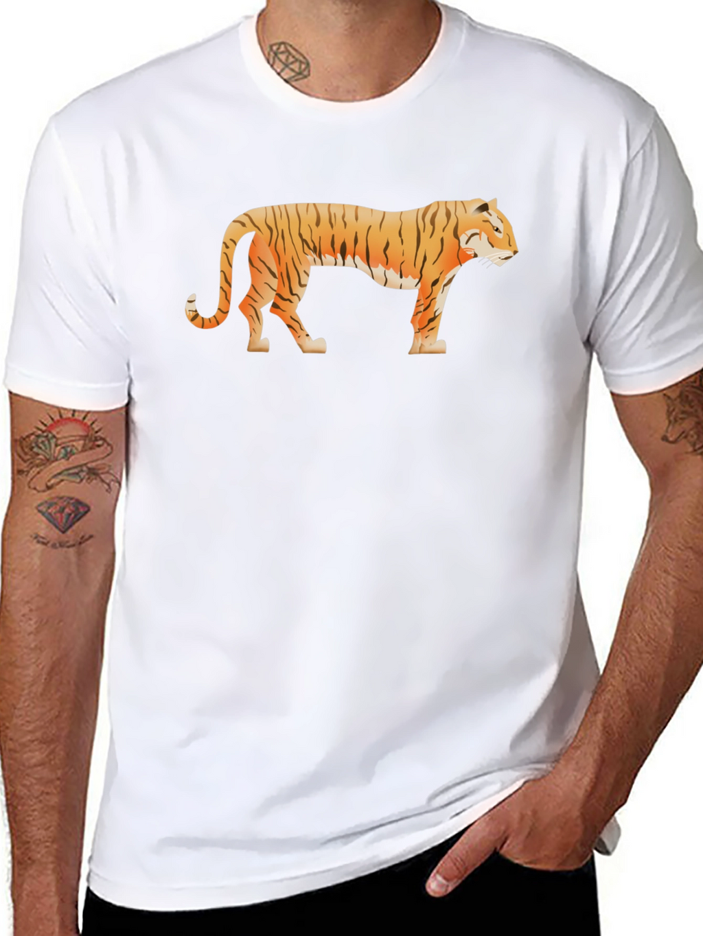 Black Tiger Graphic Tee