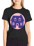 House Graphic Tee - Minimalist Style