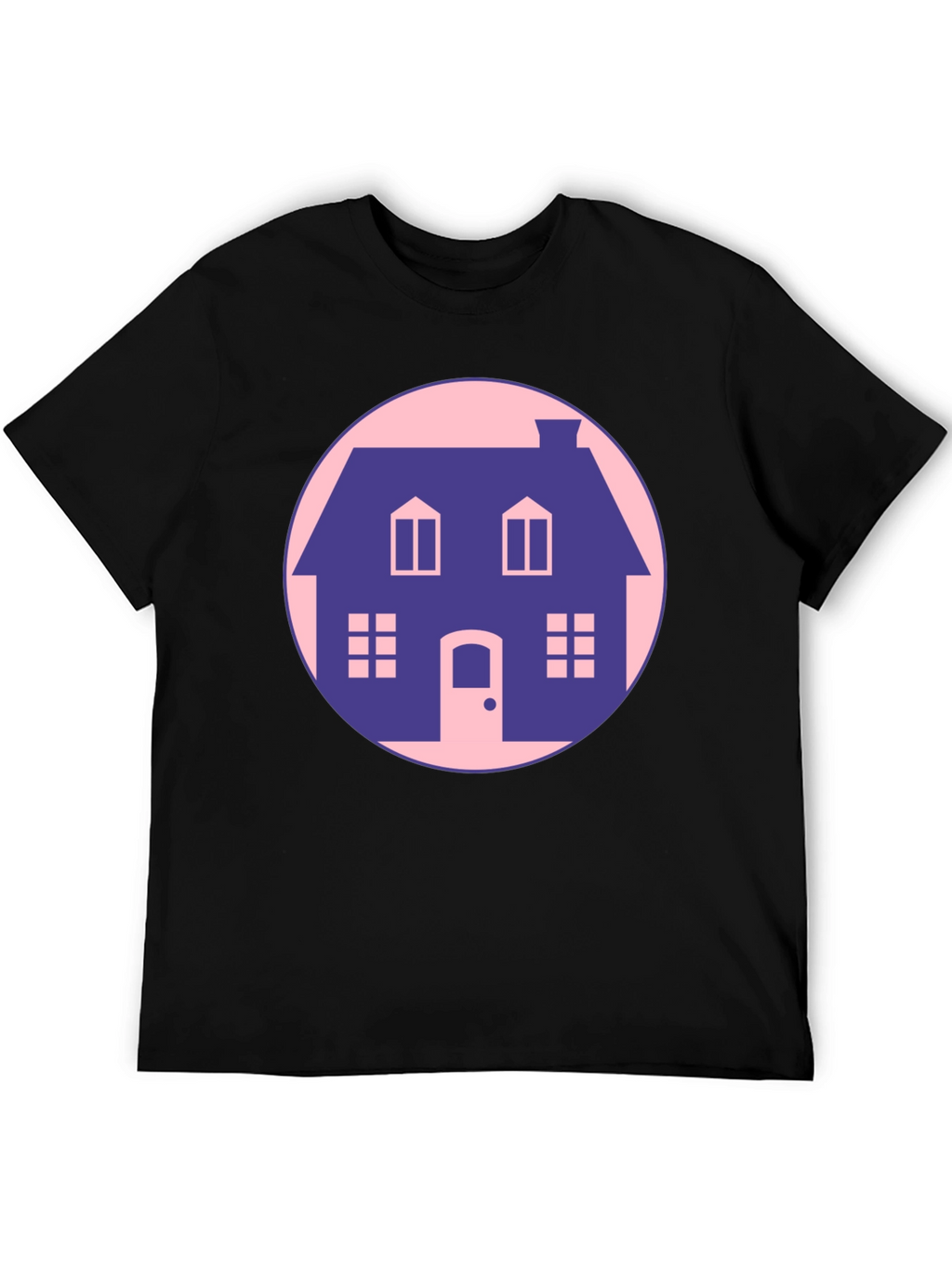 House Graphic Tee - Minimalist Style