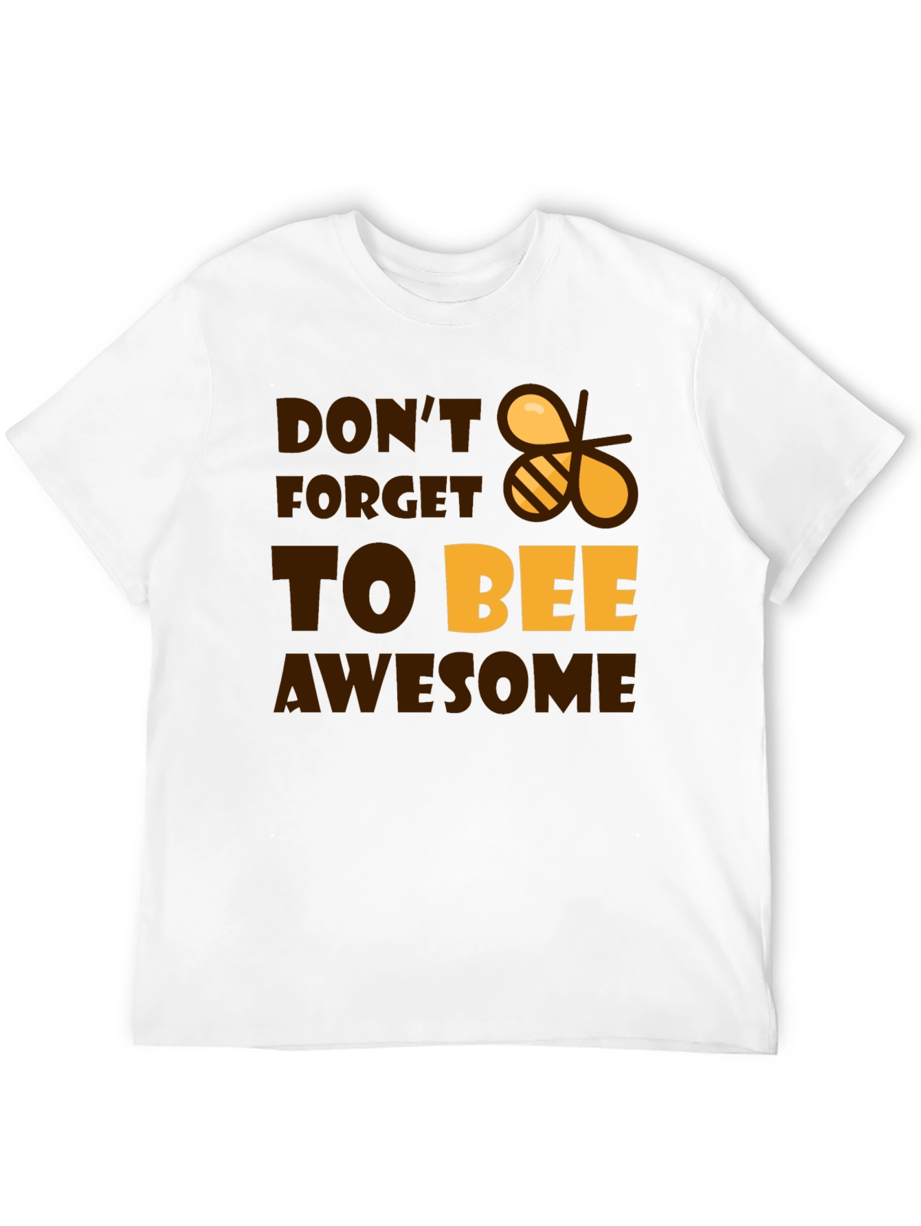 Dont Forget to Bee Awesome Black T-Shirt
