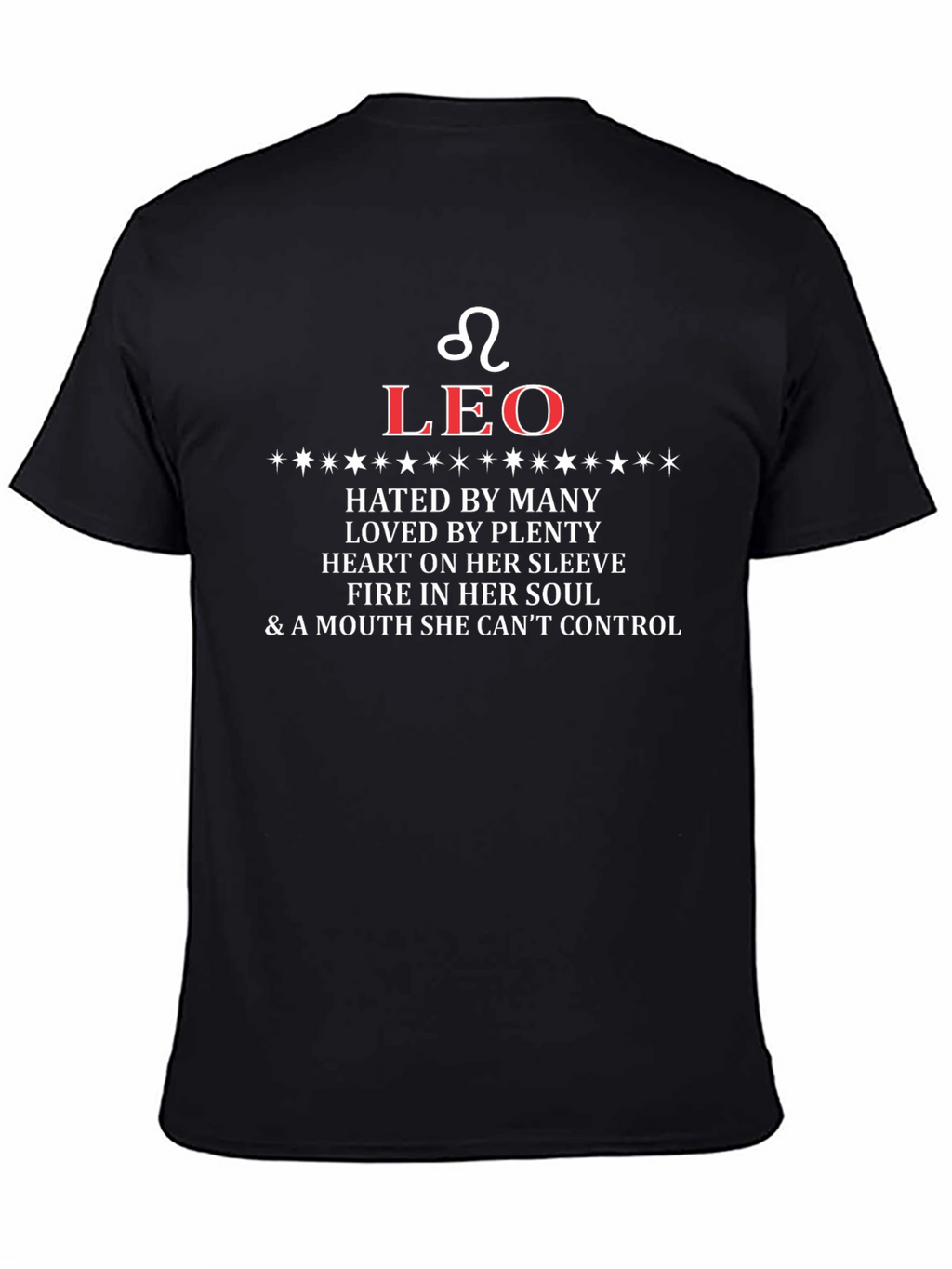 Leo Zodiac Graphic T-Shirt Fire Sign Tee