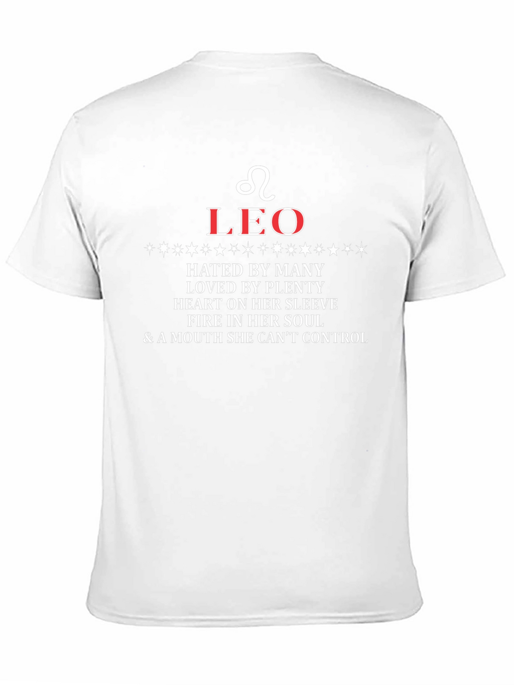 Leo Zodiac Graphic T-Shirt Fire Sign Tee