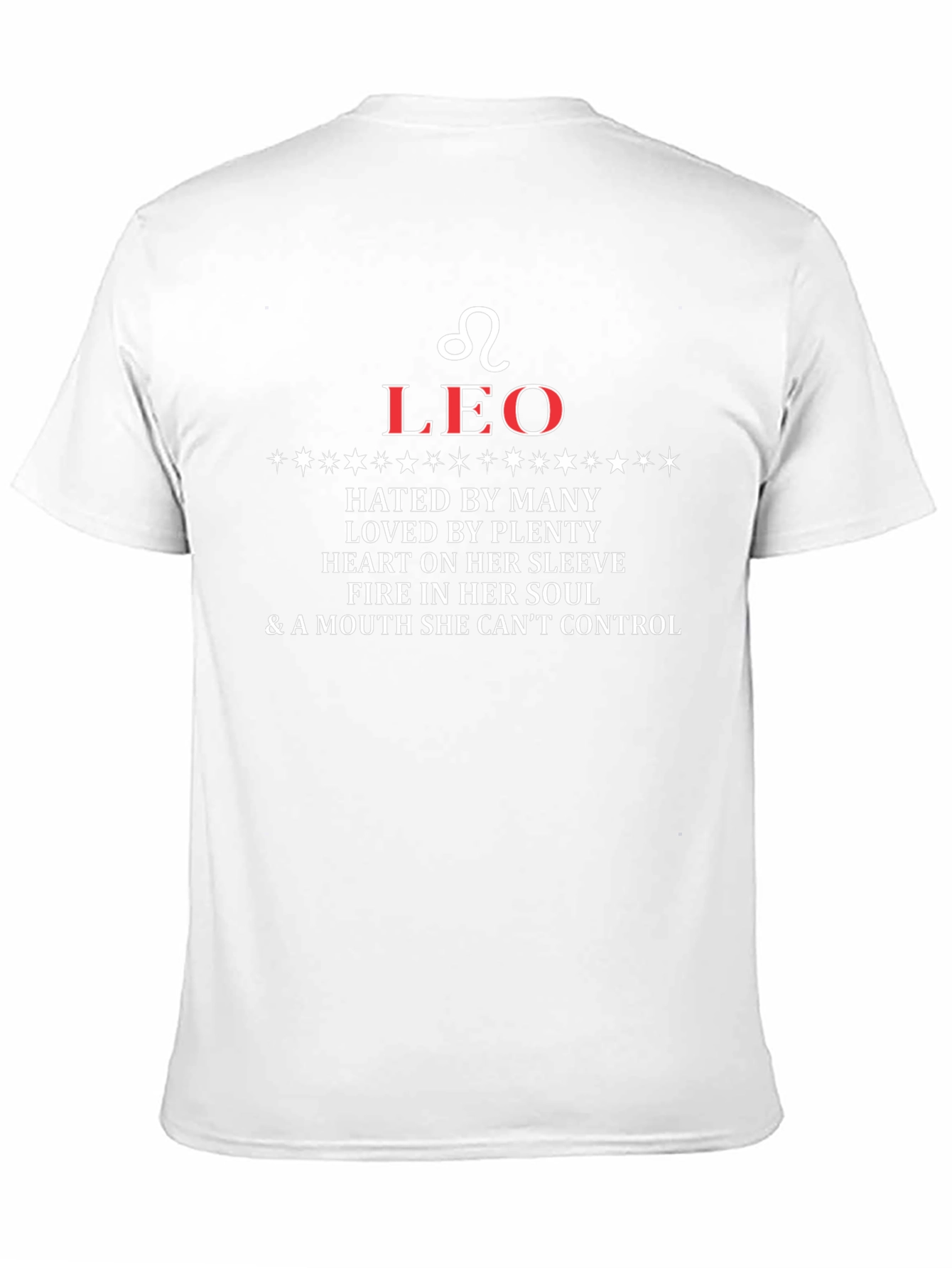 Leo Zodiac Graphic T-Shirt Fire Sign Tee