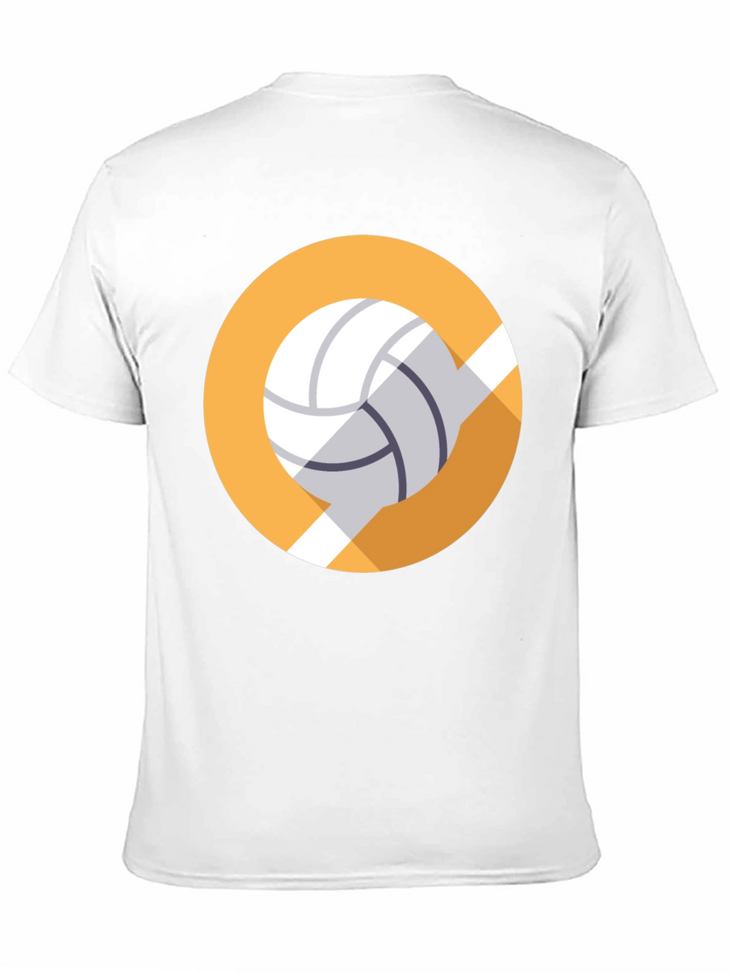 Volleyball Graphic Tee - Sporty Casual Style