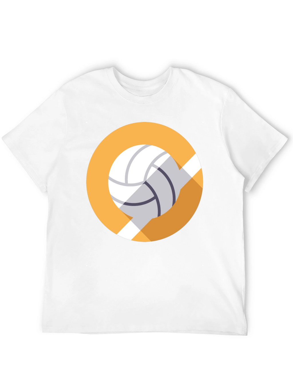 Volleyball Graphic Tee - Sporty Casual Style