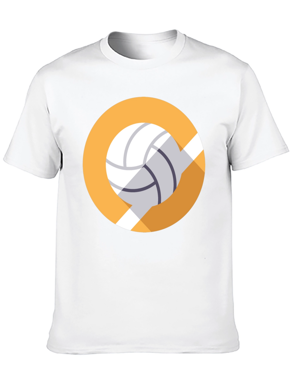 Volleyball Graphic Tee - Sporty Casual Style