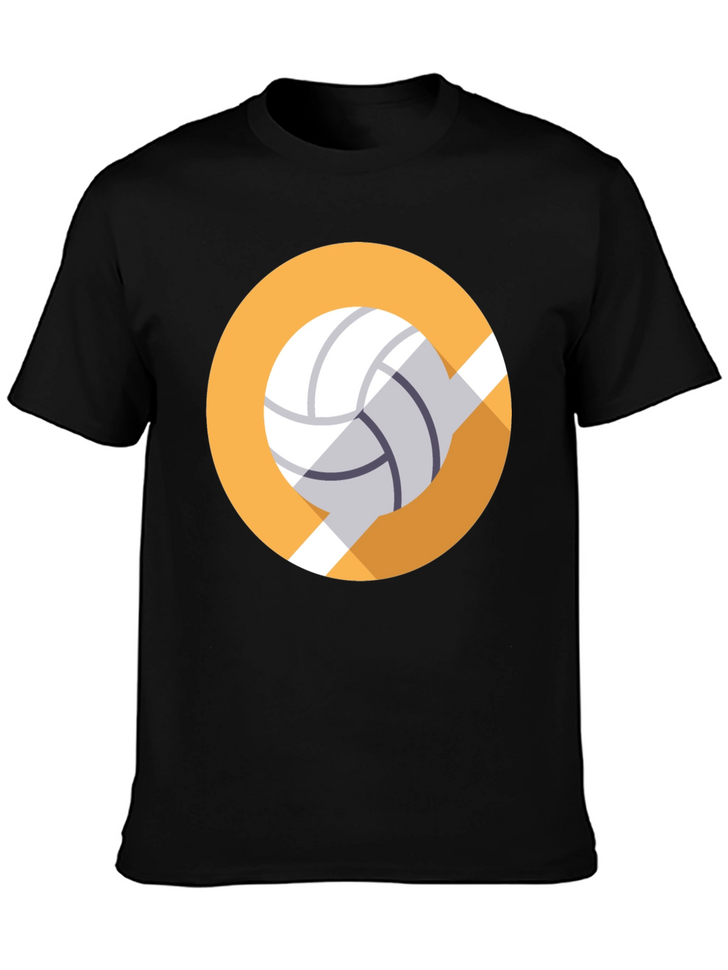 Volleyball Graphic Tee - Sporty Casual Style