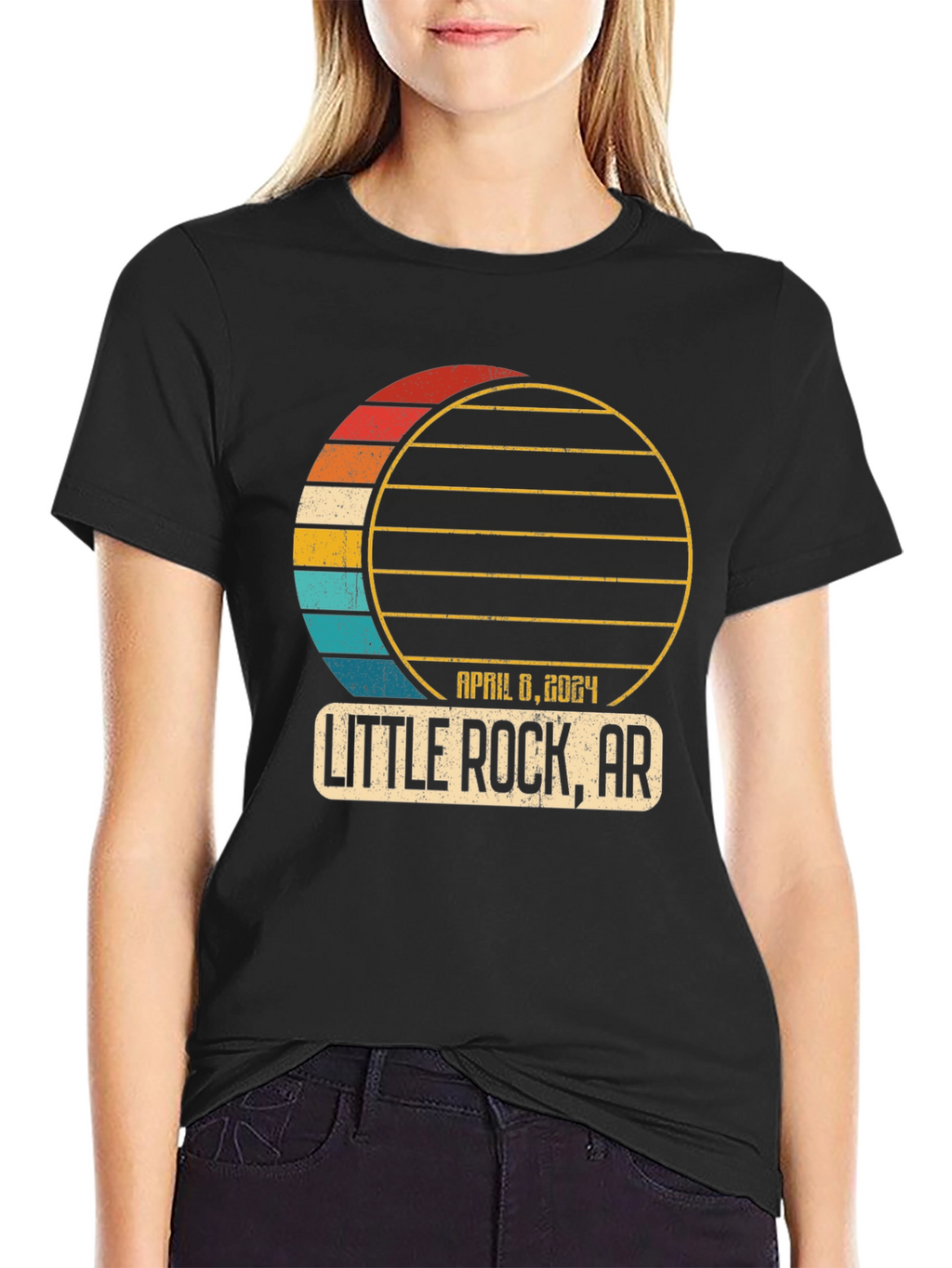 Little Rock AR Eclipse 2024 T-Shirt