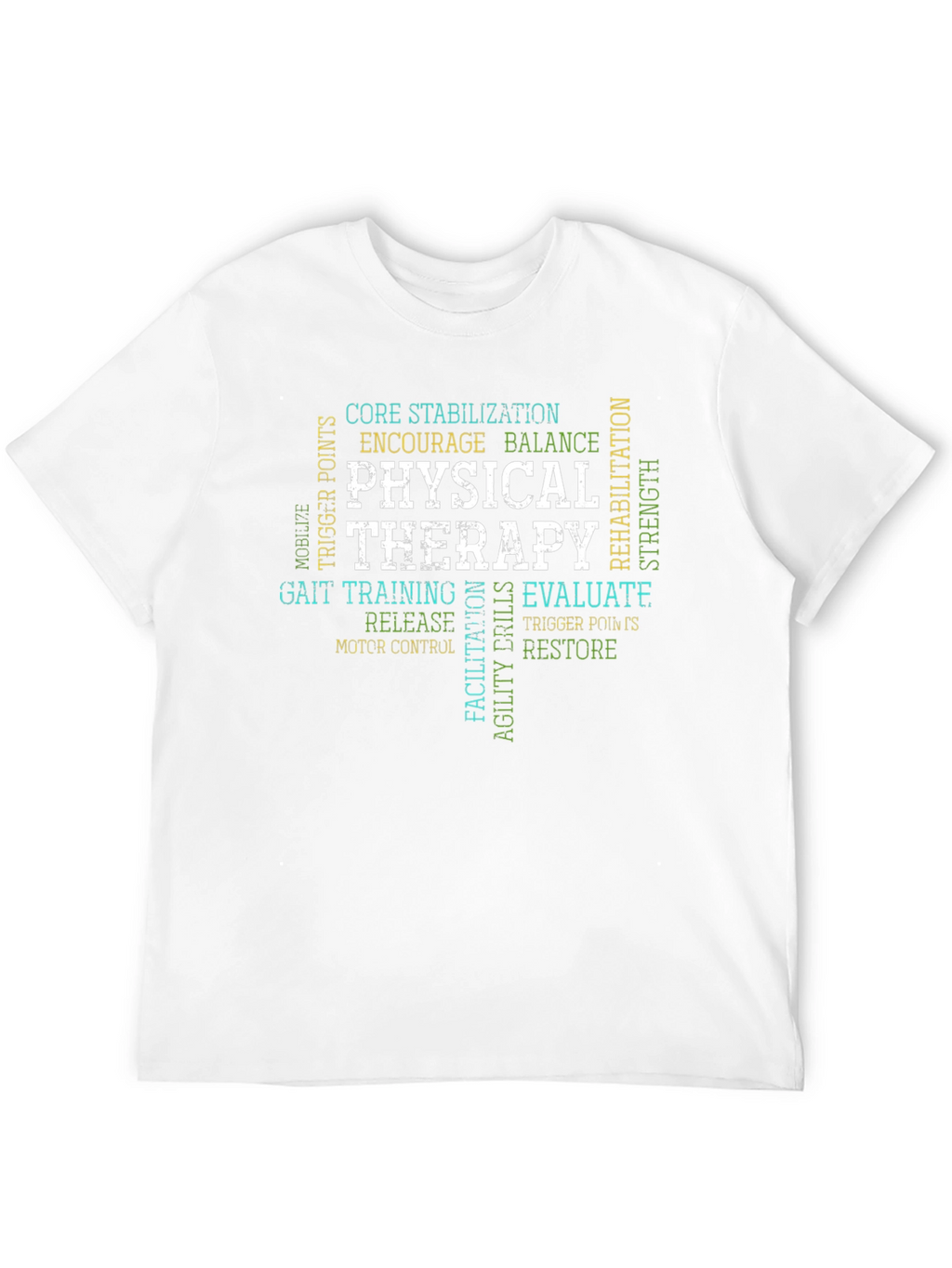 Physical Therapy Word Art T-Shirt