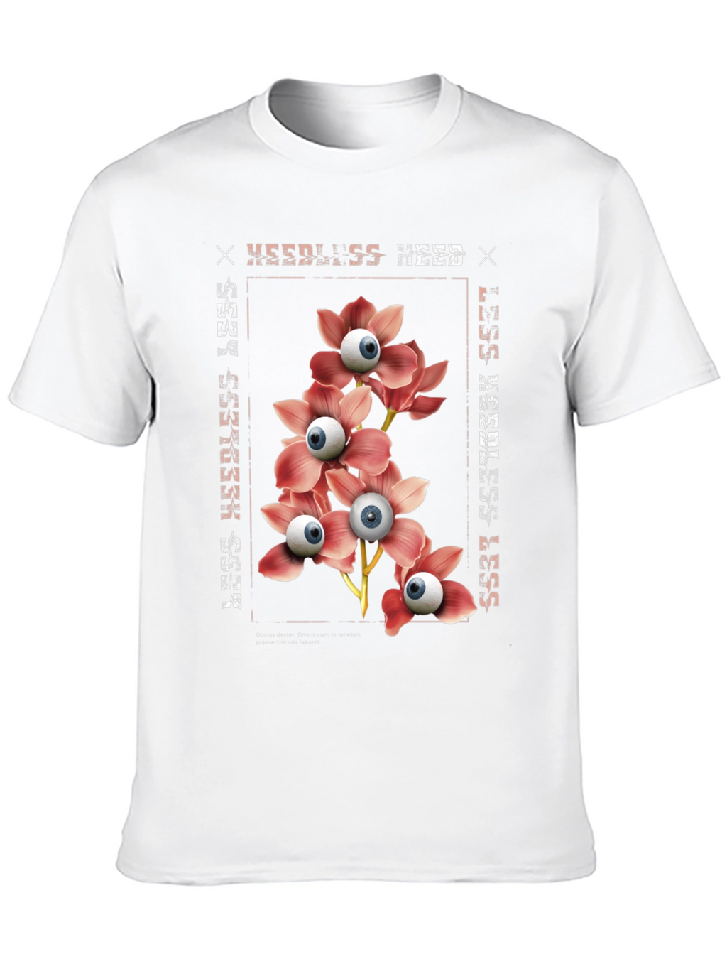 Needleless Need Eye Flower Graphic Tee
