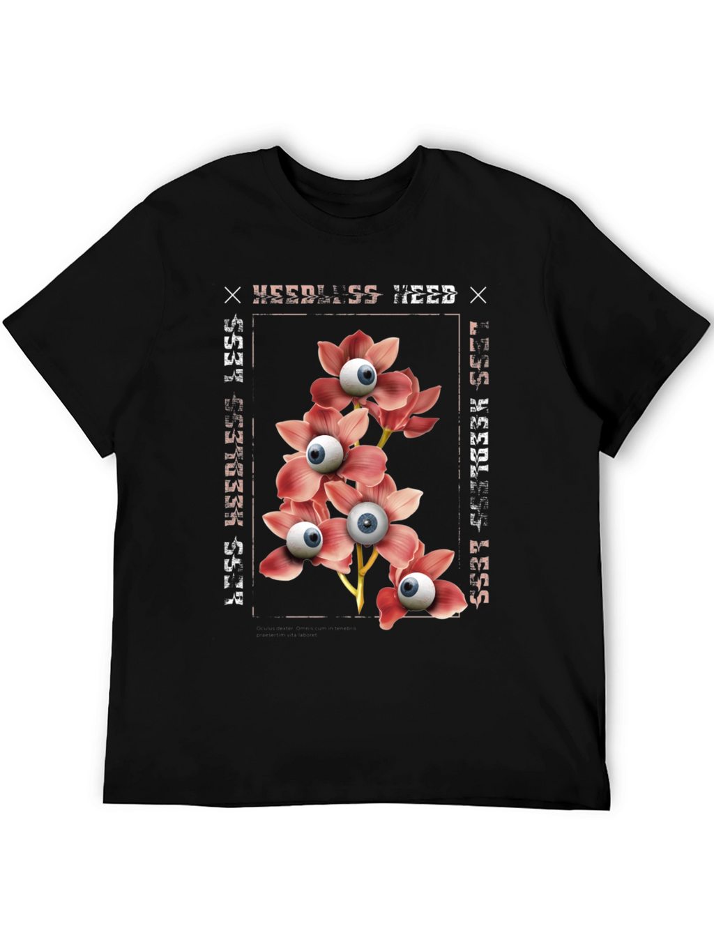 Needleless Need Eye Flower Graphic Tee