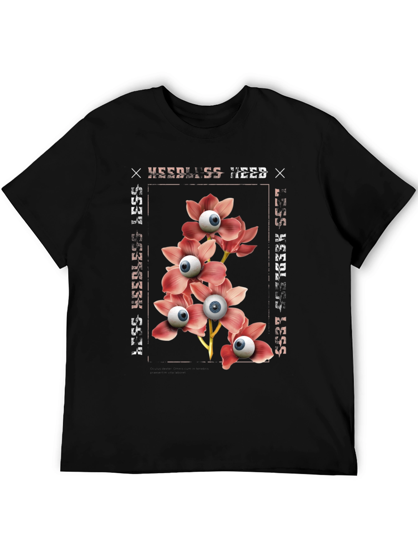 Needleless Need Eye Flower Graphic Tee