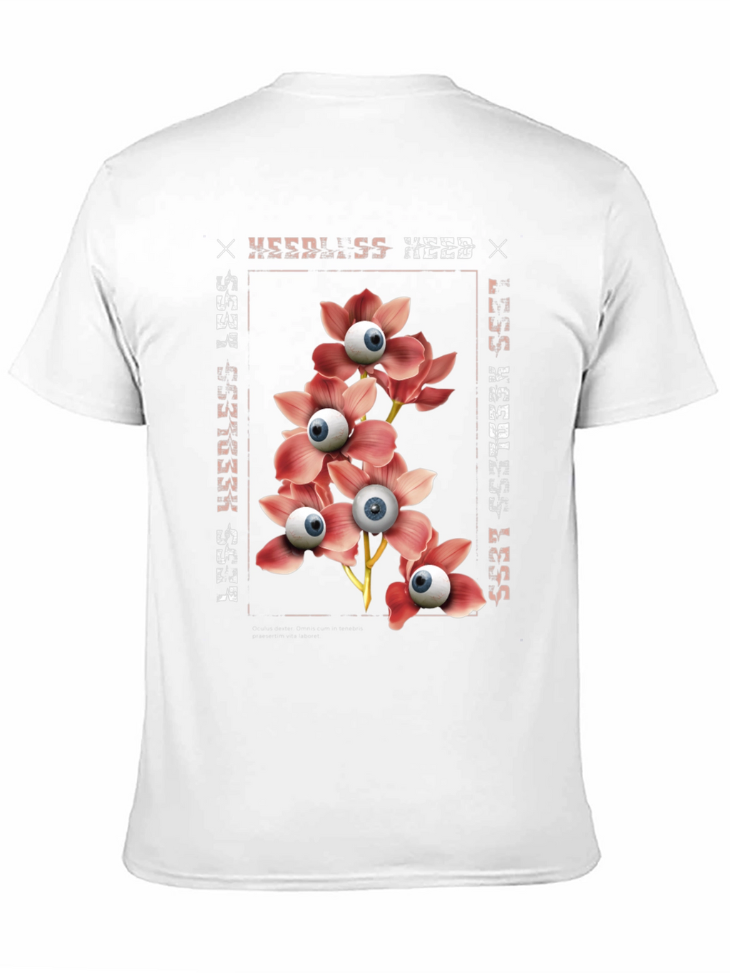 Needleless Need Eye Flower Graphic Tee