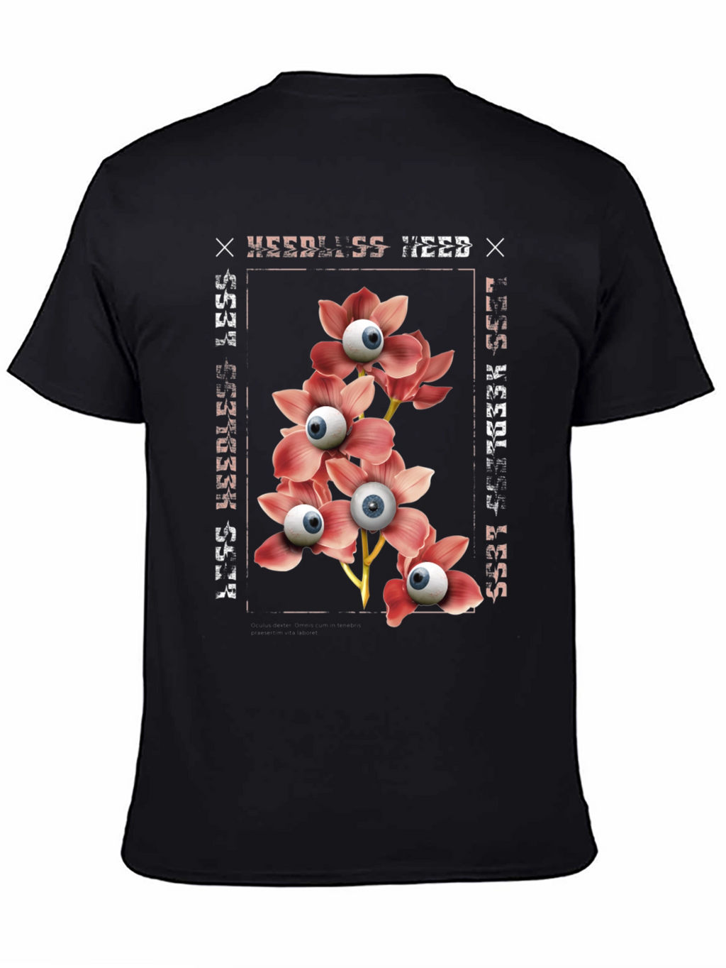 Needleless Need Eye Flower Graphic Tee
