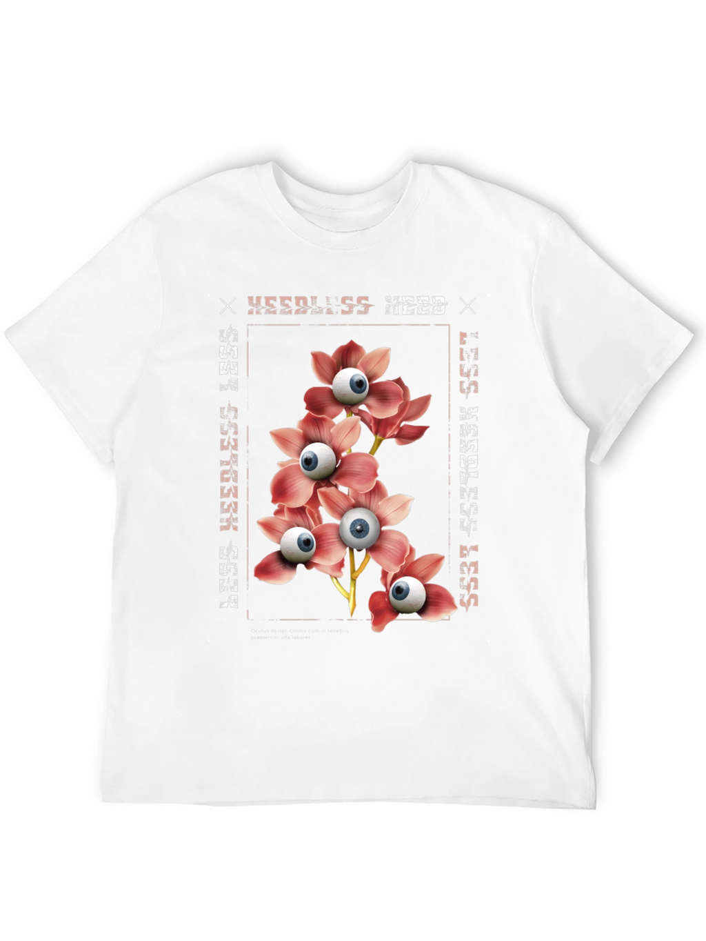 Needleless Need Eye Flower Graphic Tee