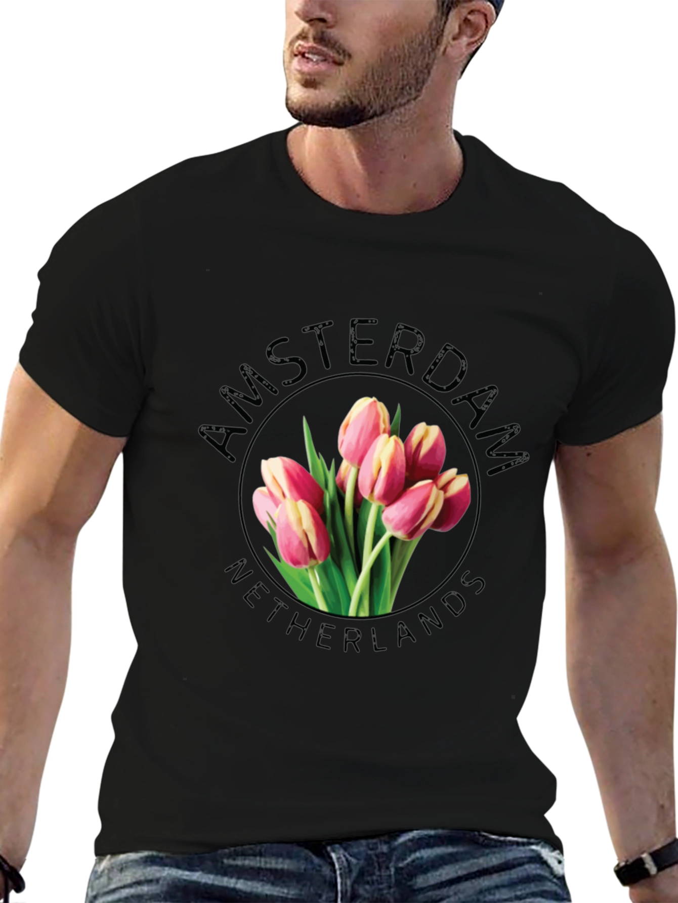 Amsterdam Netherlands Tulip T-Shirt