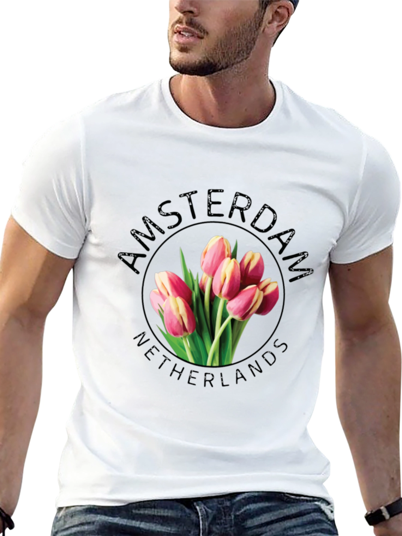 Amsterdam Netherlands Tulip T-Shirt
