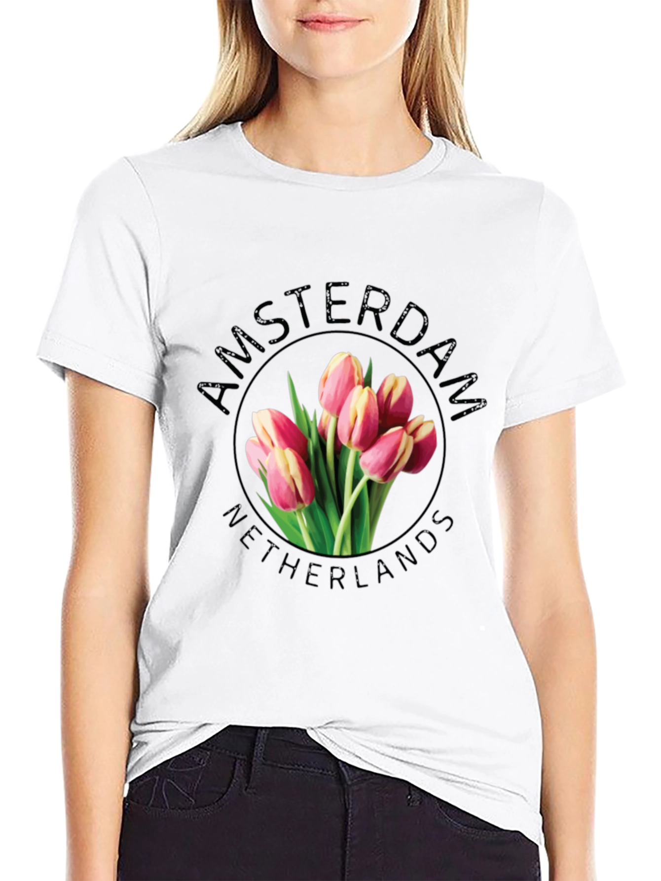 Amsterdam Netherlands Tulip T-Shirt