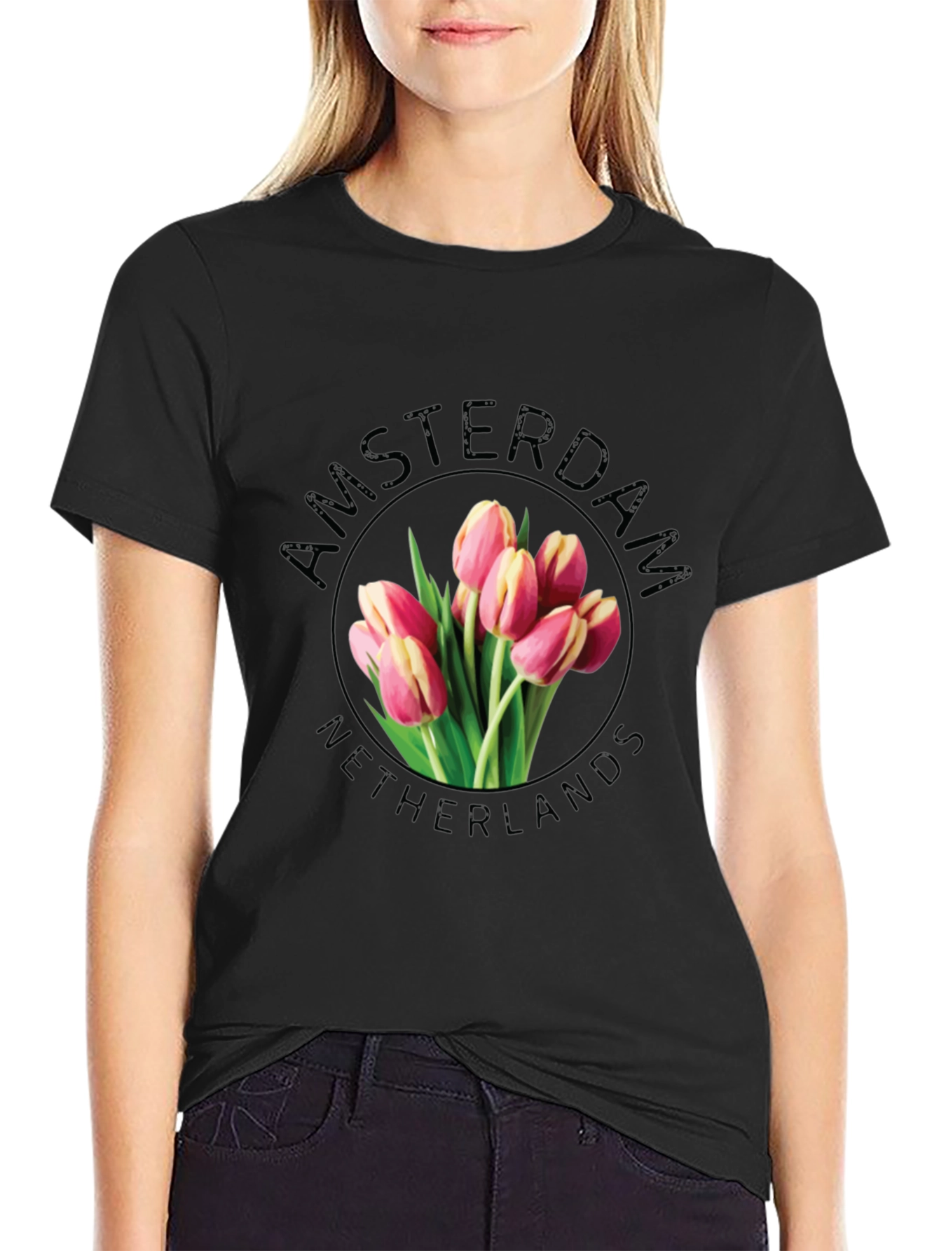 Amsterdam Netherlands Tulip T-Shirt