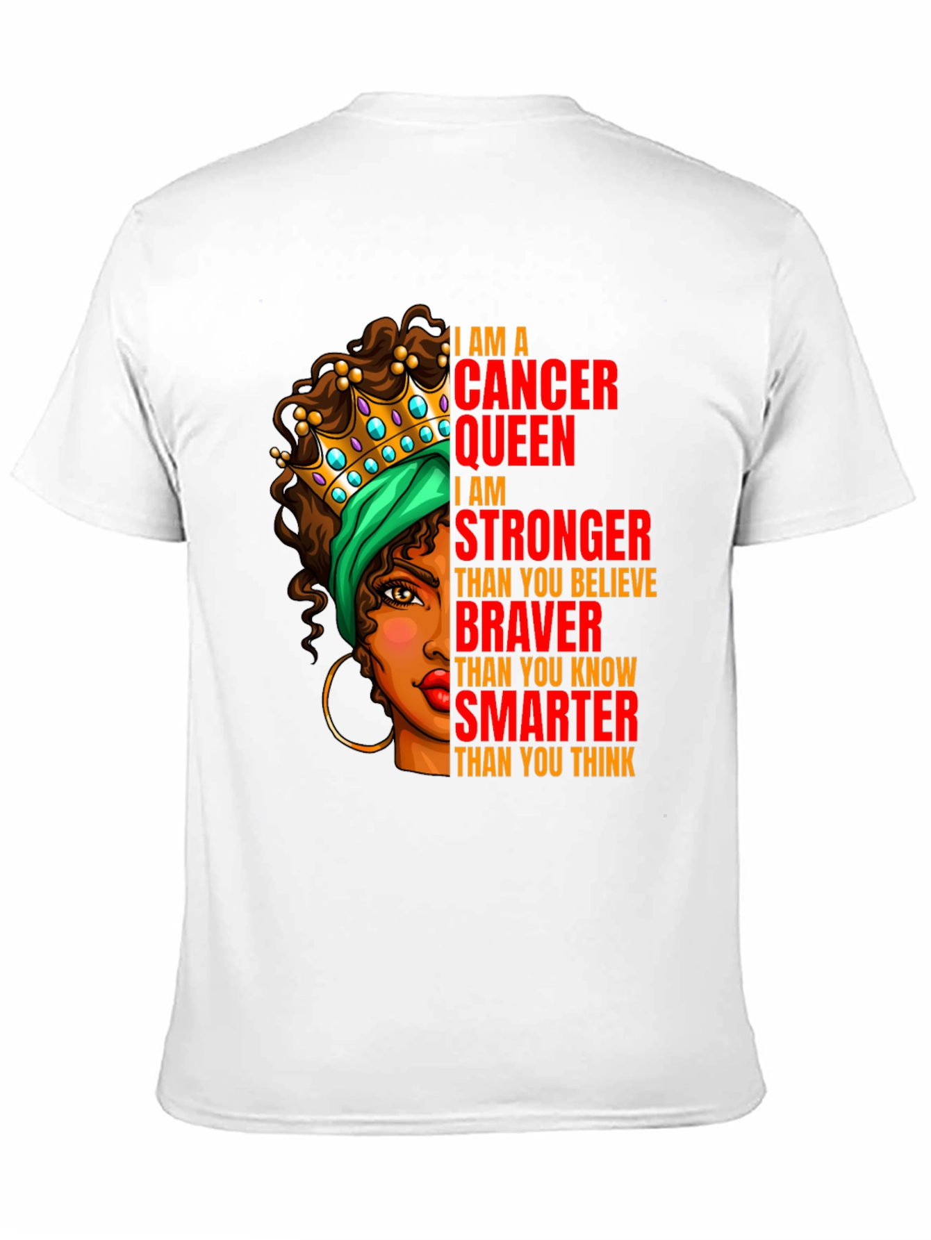Cancer Queen Graphic Tee - Zodiac Birthday Gift
