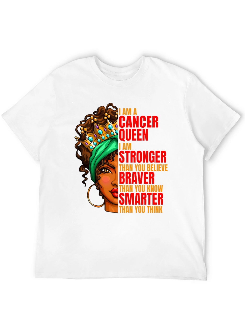 Cancer Queen Graphic Tee - Zodiac Birthday Gift