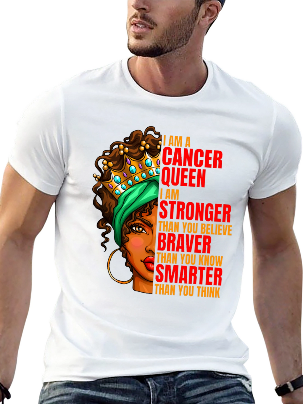 Cancer Queen Graphic Tee - Zodiac Birthday Gift