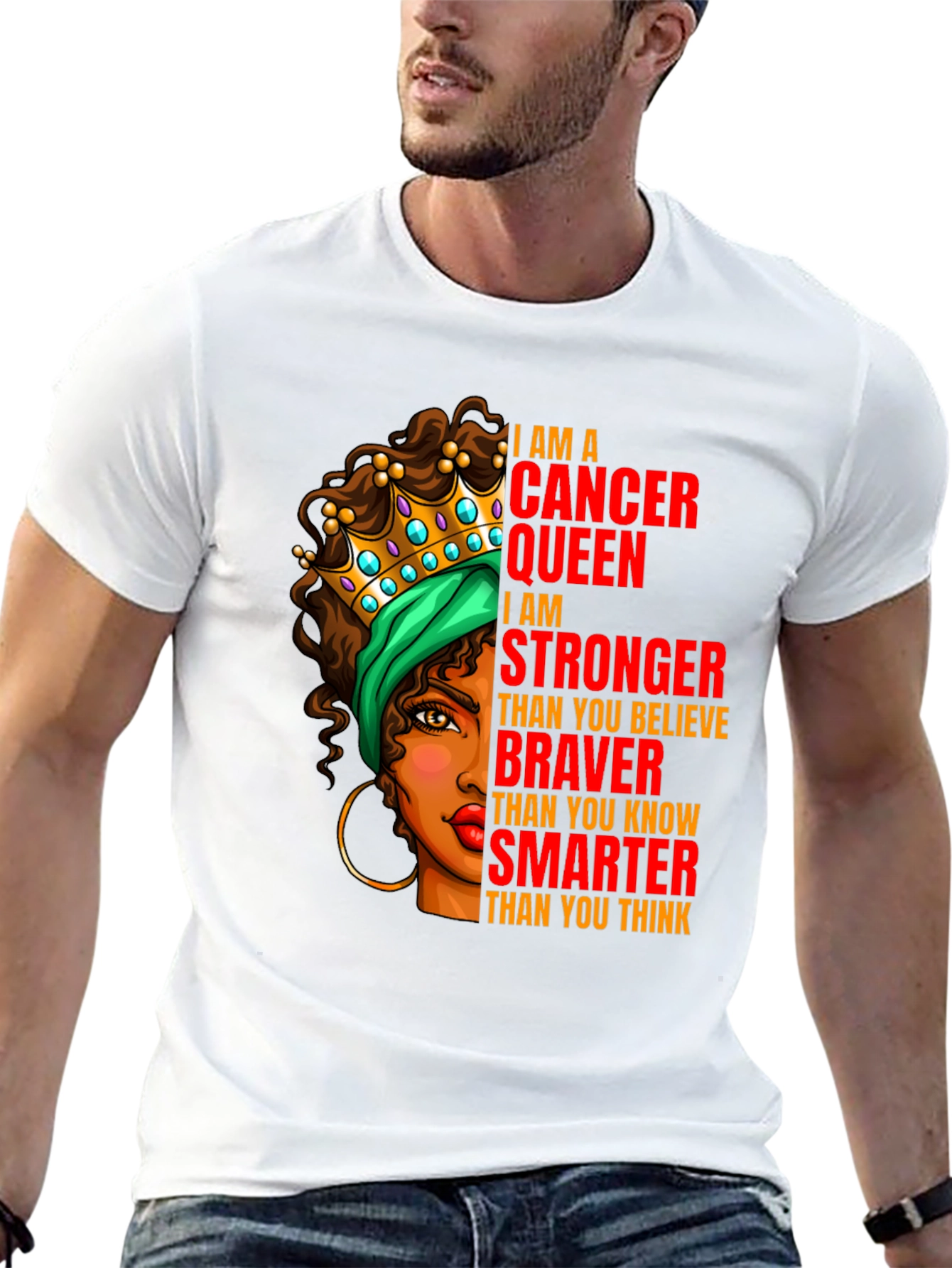 Cancer Queen Graphic Tee - Zodiac Birthday Gift