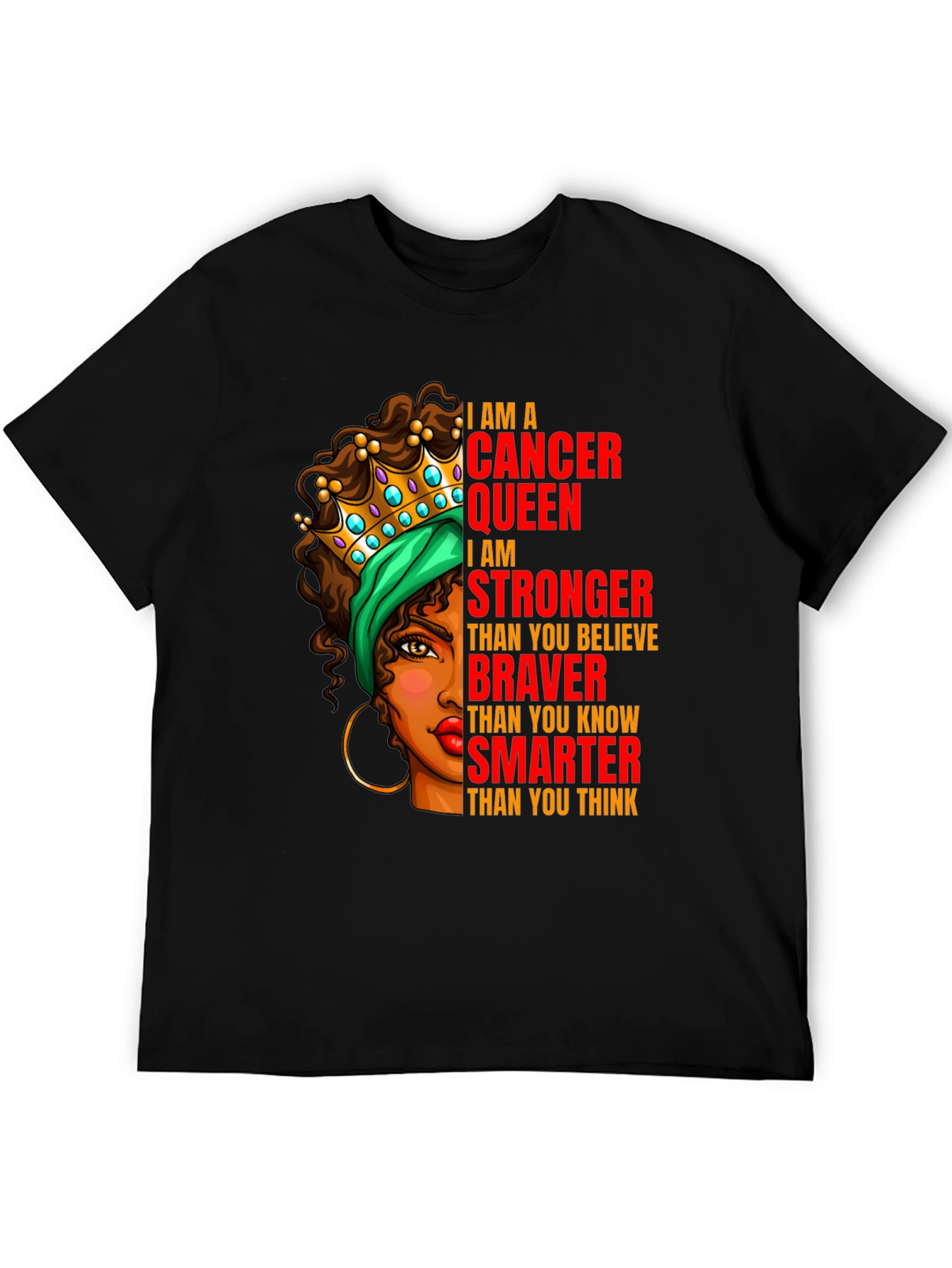 Cancer Queen Graphic Tee - Zodiac Birthday Gift