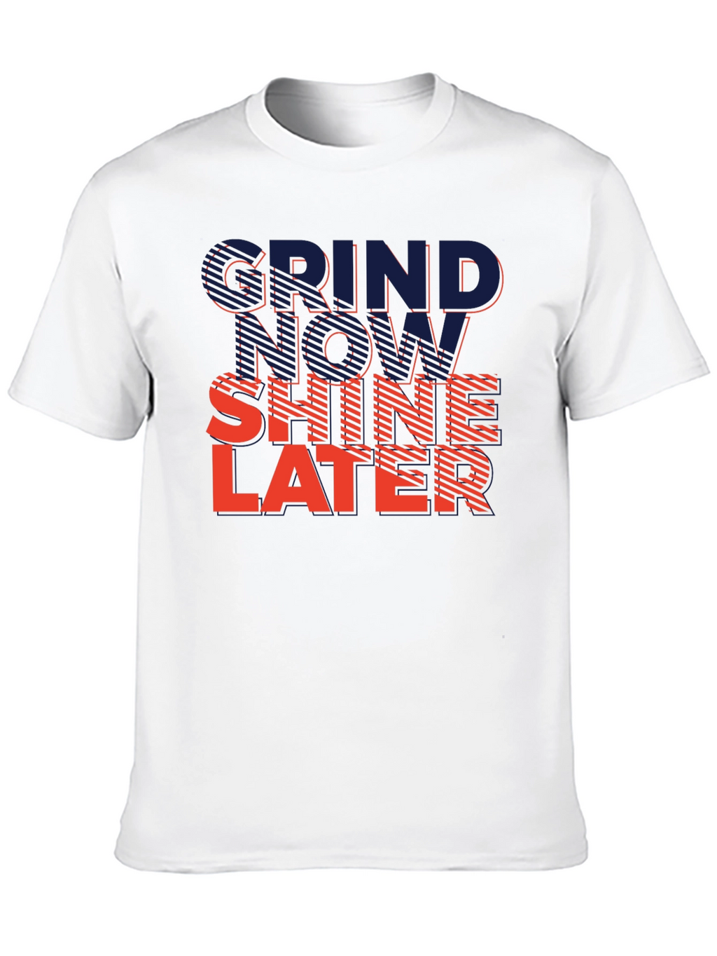 Grind Now Shine Later Graphic Tee - Black
