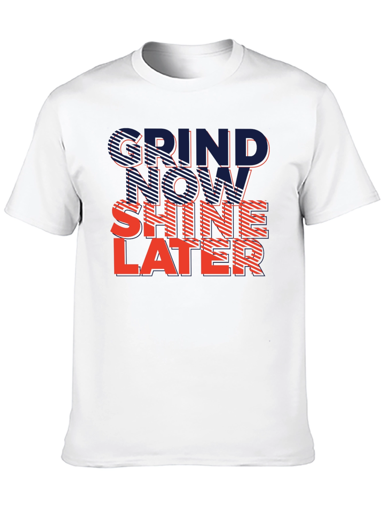 Grind Now Shine Later Graphic Tee - Black