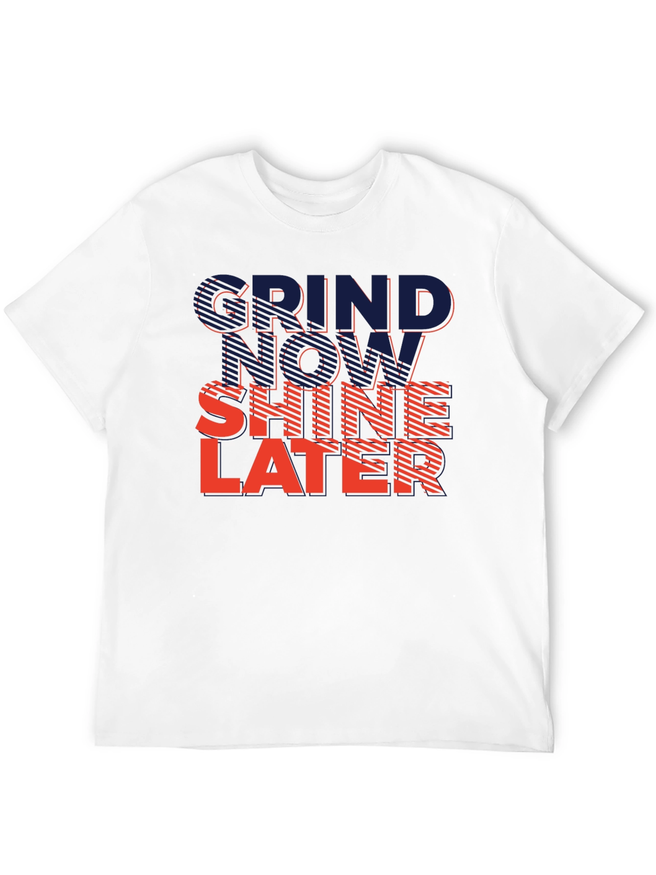 Grind Now Shine Later Graphic Tee - Black
