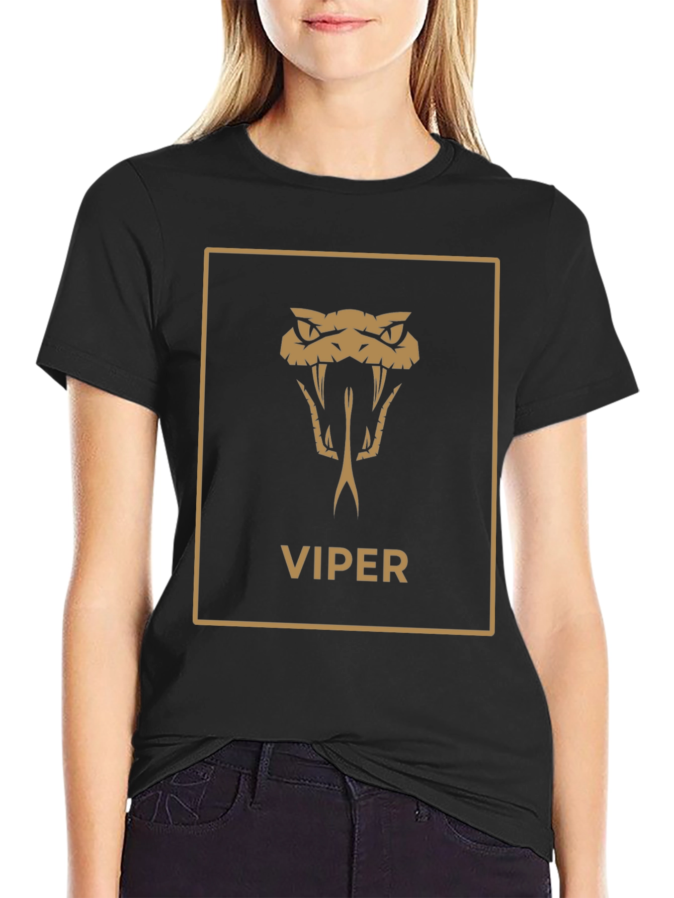 Viper Snake Graphic T-Shirt - Stylish & Edgy Design