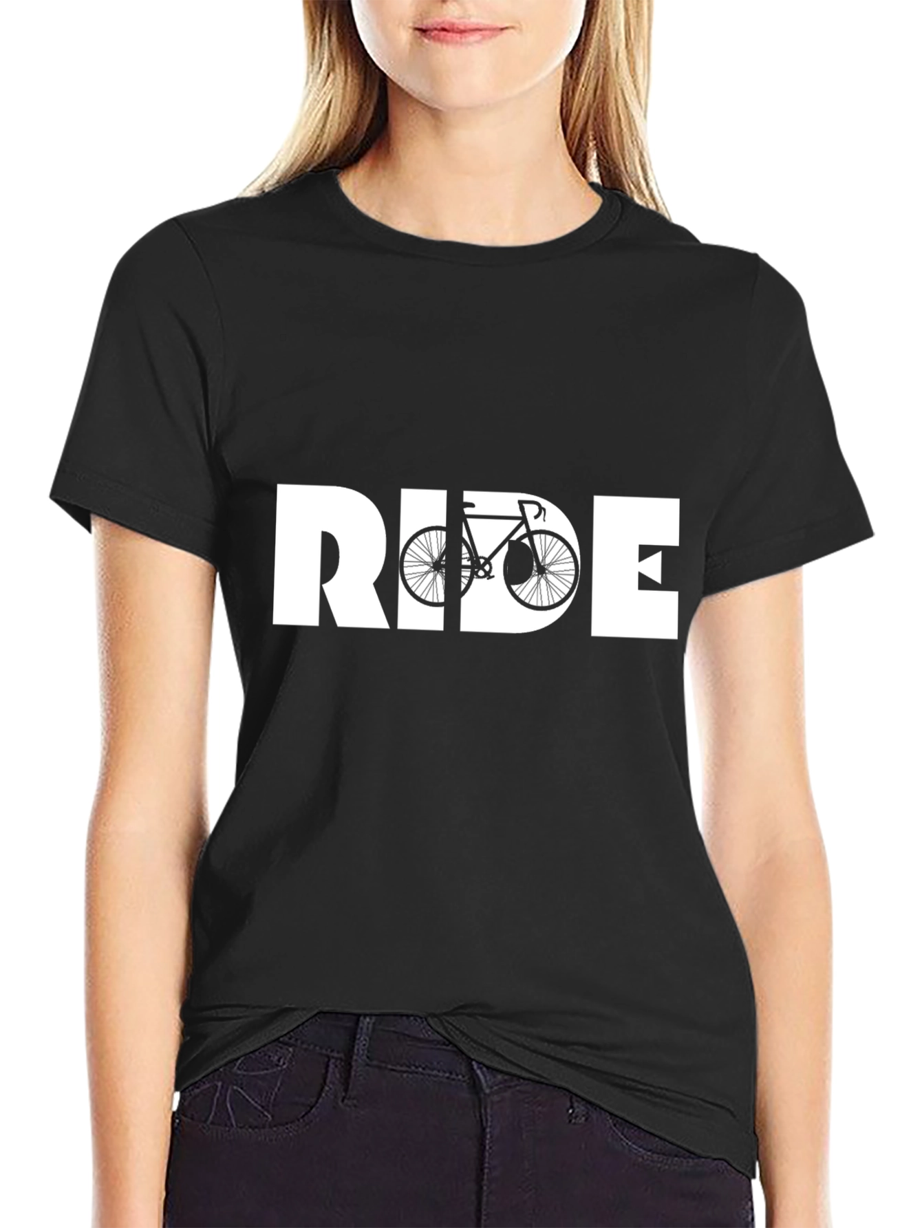 Ride Bicycle Graphic Tee - Black