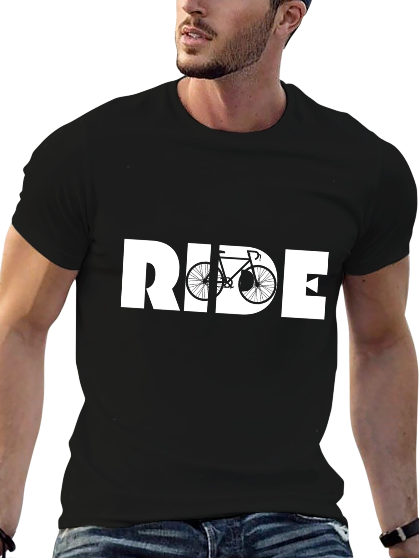 Ride Bicycle Graphic Tee - Black