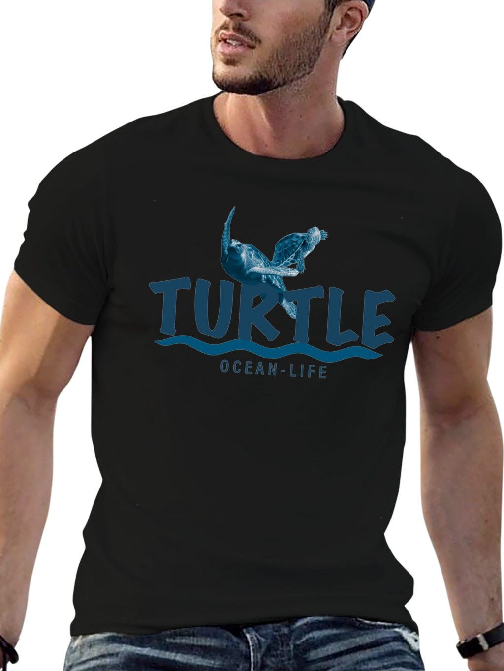 Turtle Ocean Life Graphic T-Shirt