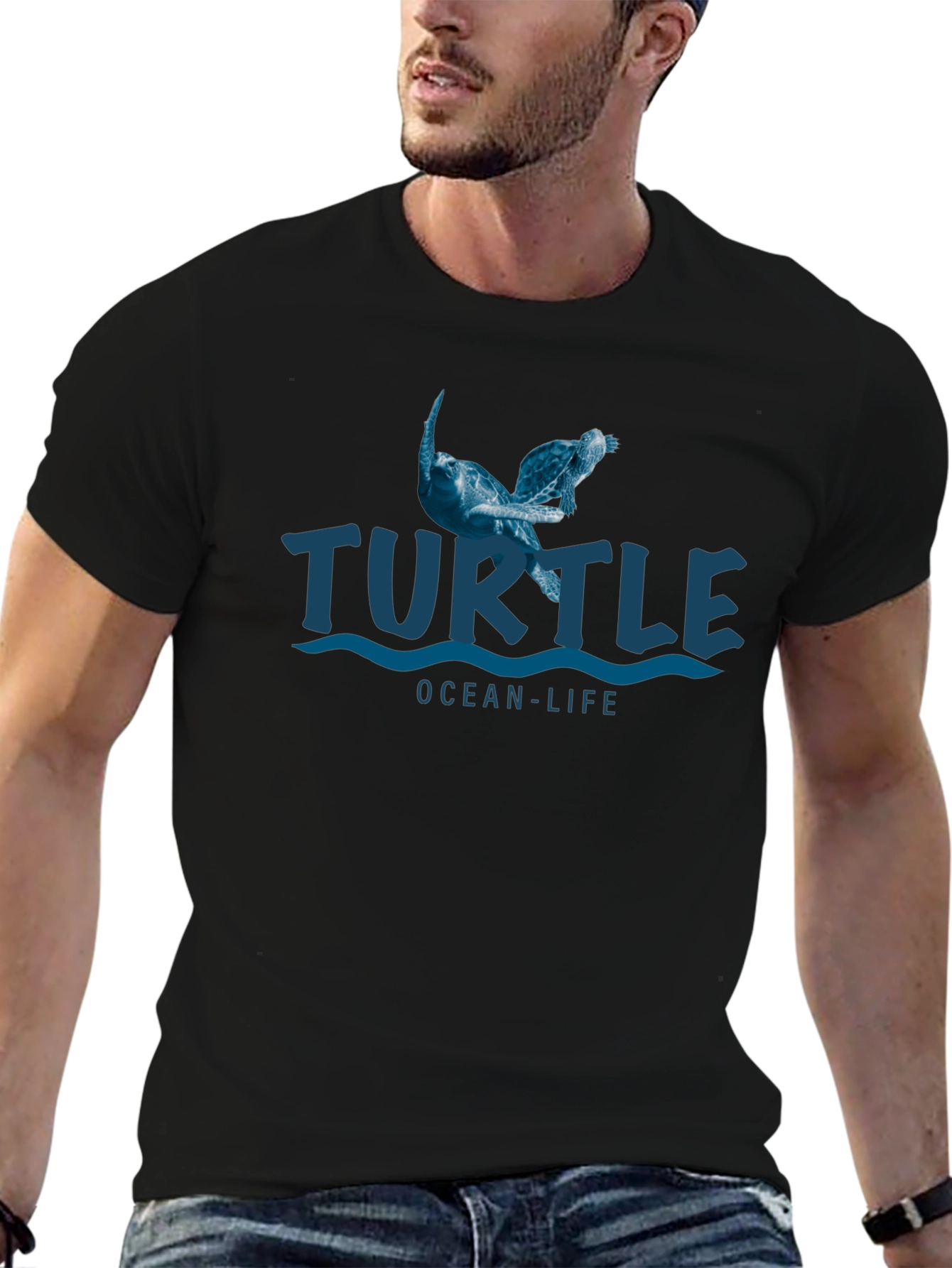 Turtle Ocean Life Graphic T-Shirt