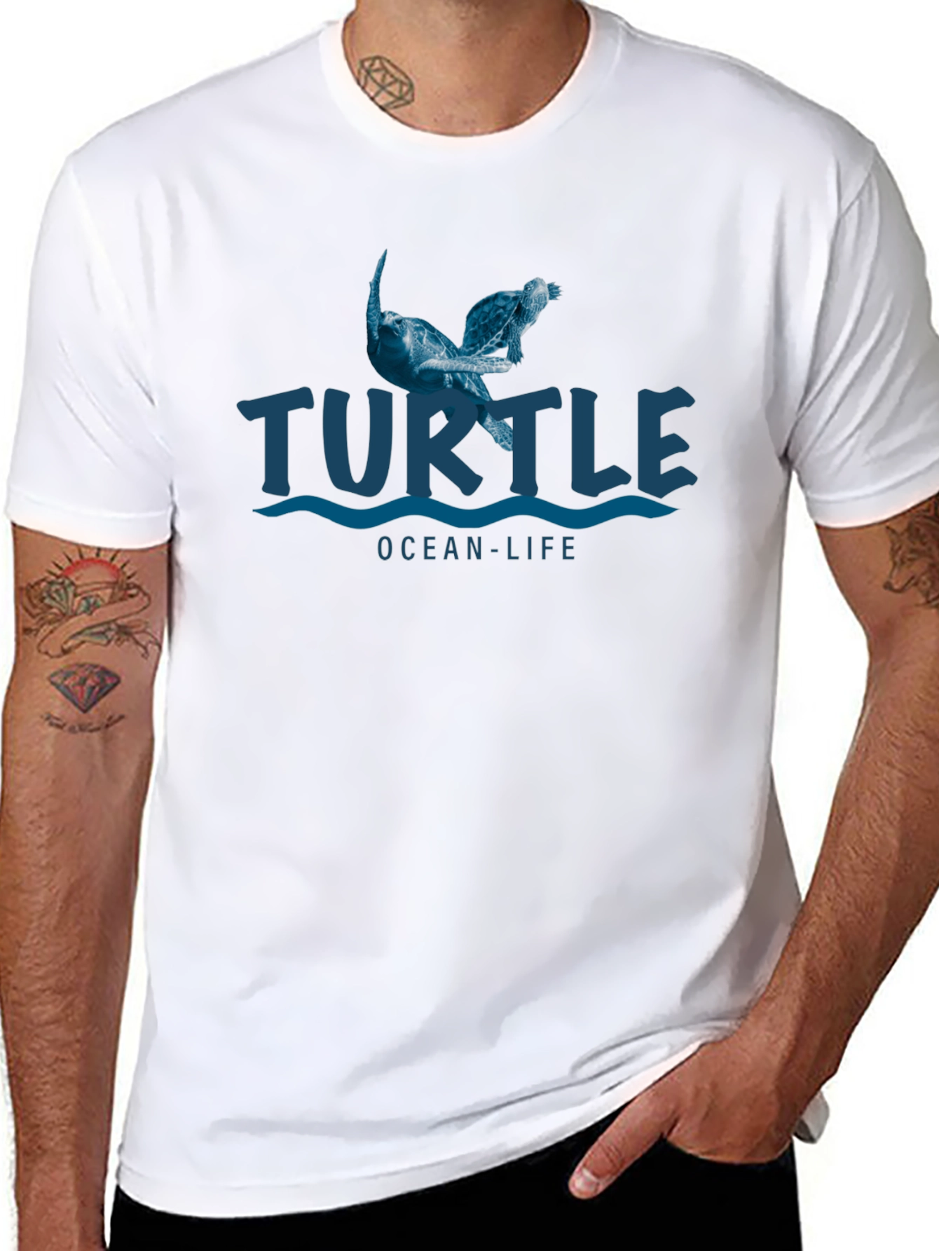 Turtle Ocean Life Graphic T-Shirt