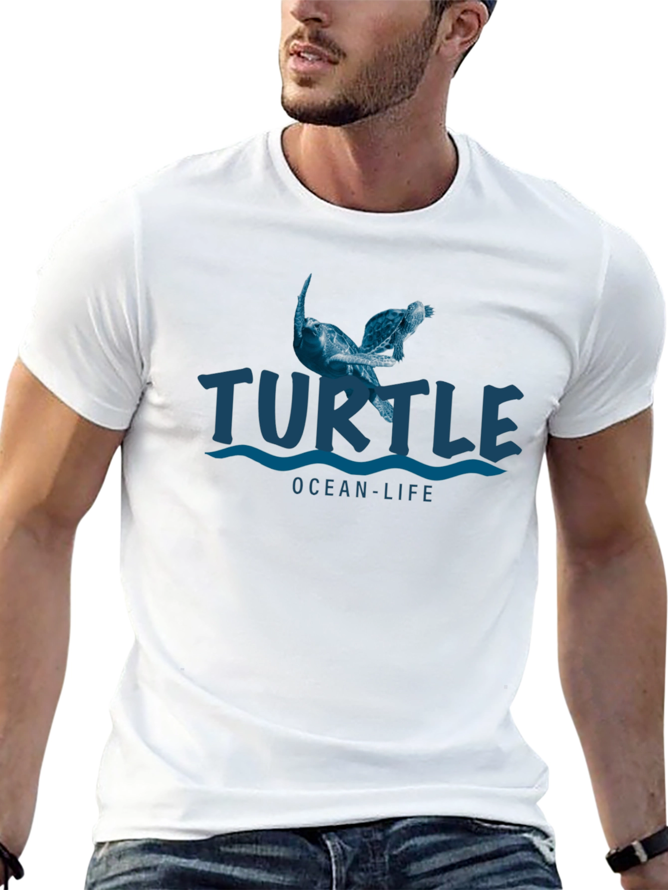 Turtle Ocean Life Graphic T-Shirt