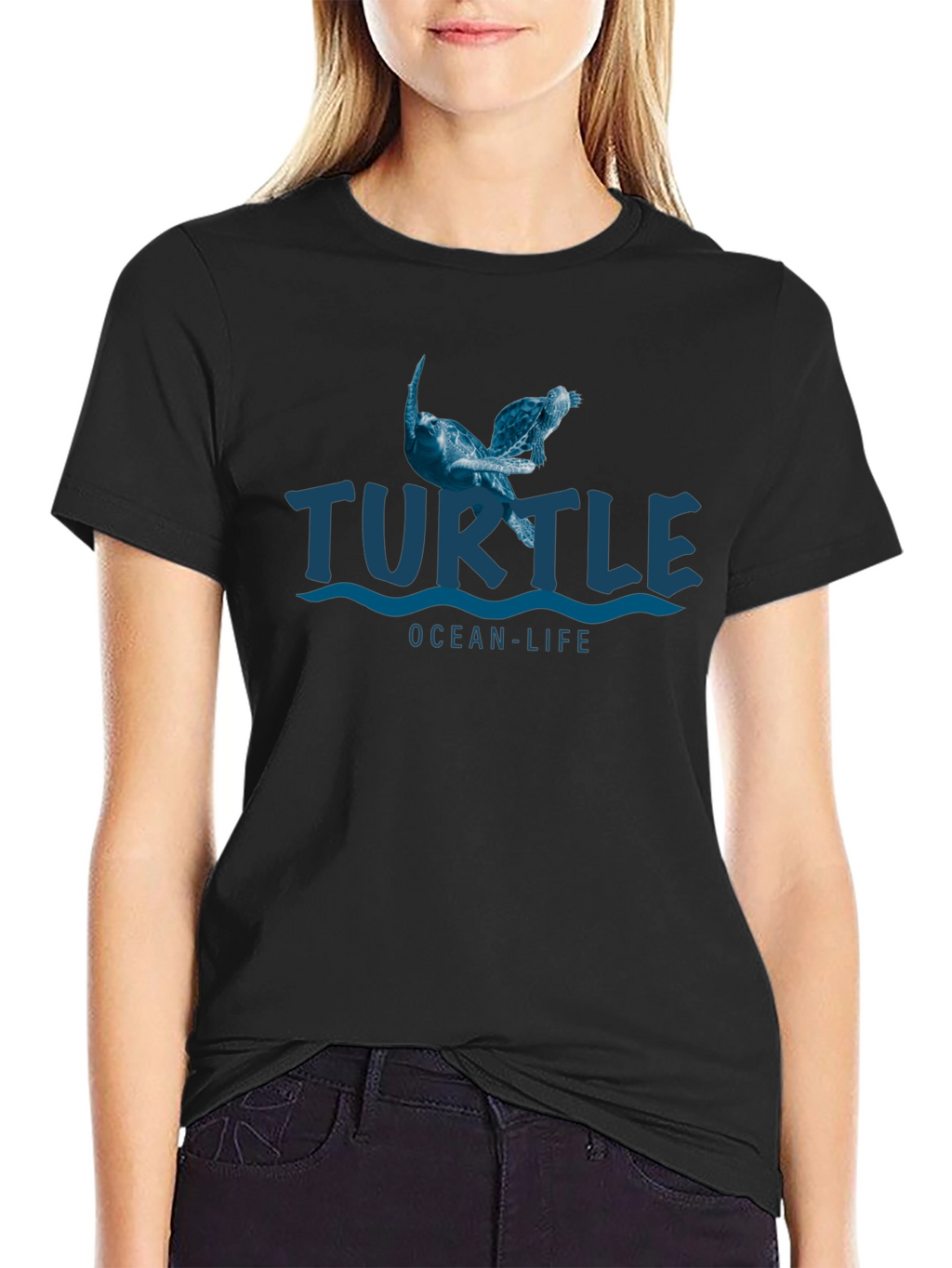 Turtle Ocean Life Graphic T-Shirt