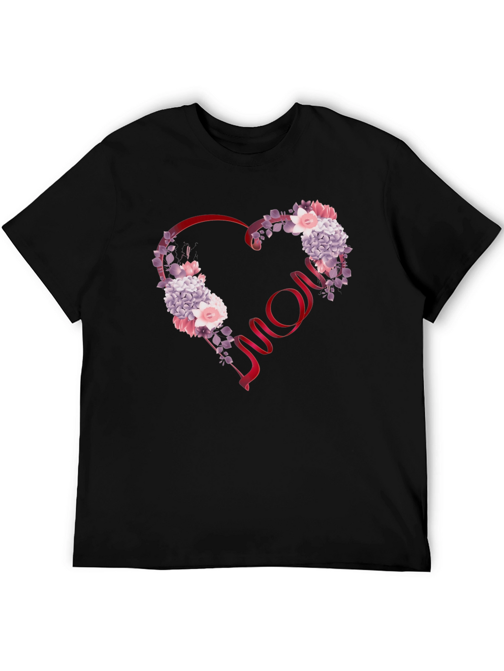 Floral Heart Mom T-Shirt