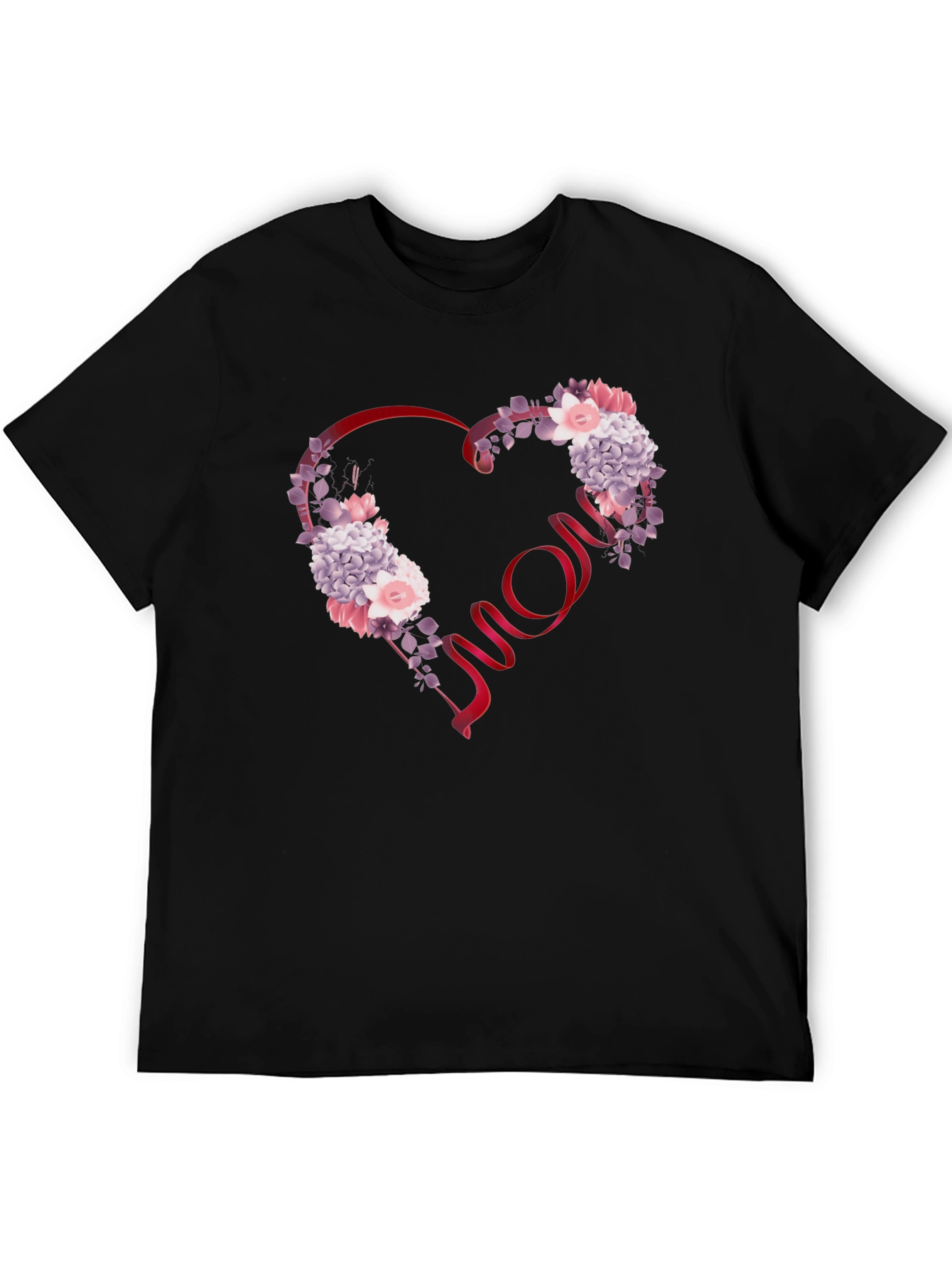 Floral Heart Mom T-Shirt