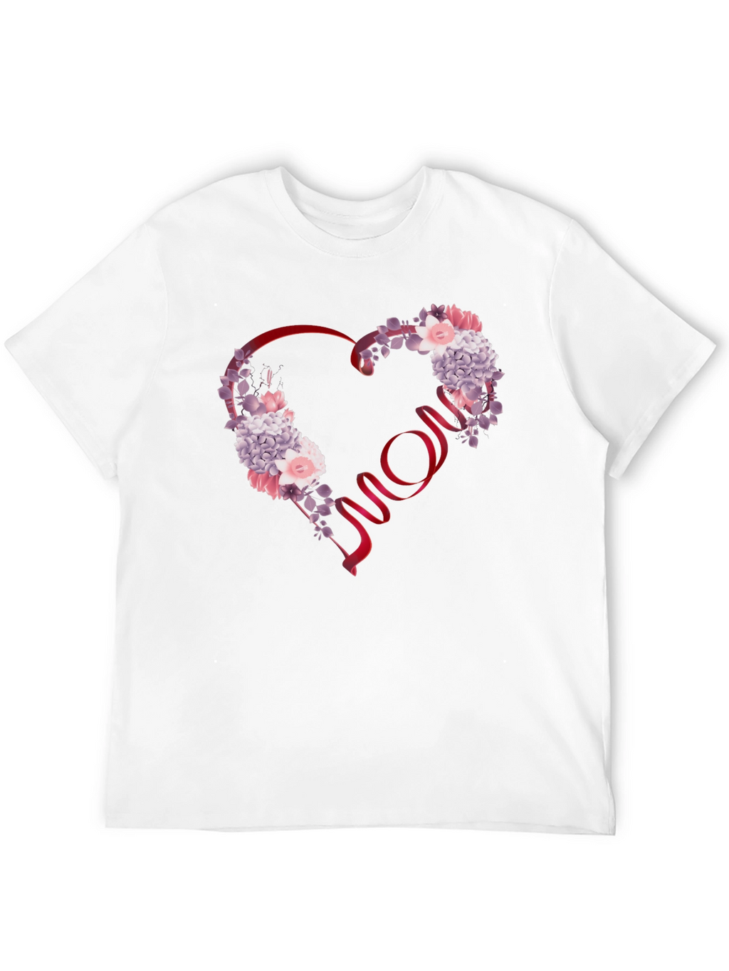 Floral Heart Mom T-Shirt