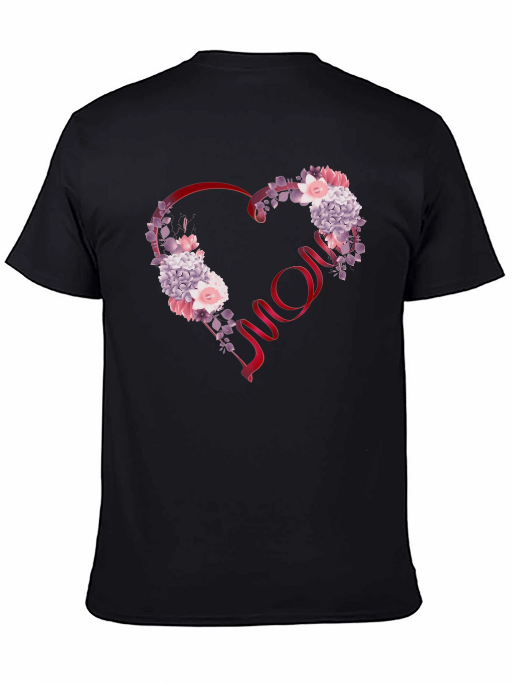 Floral Heart Mom T-Shirt